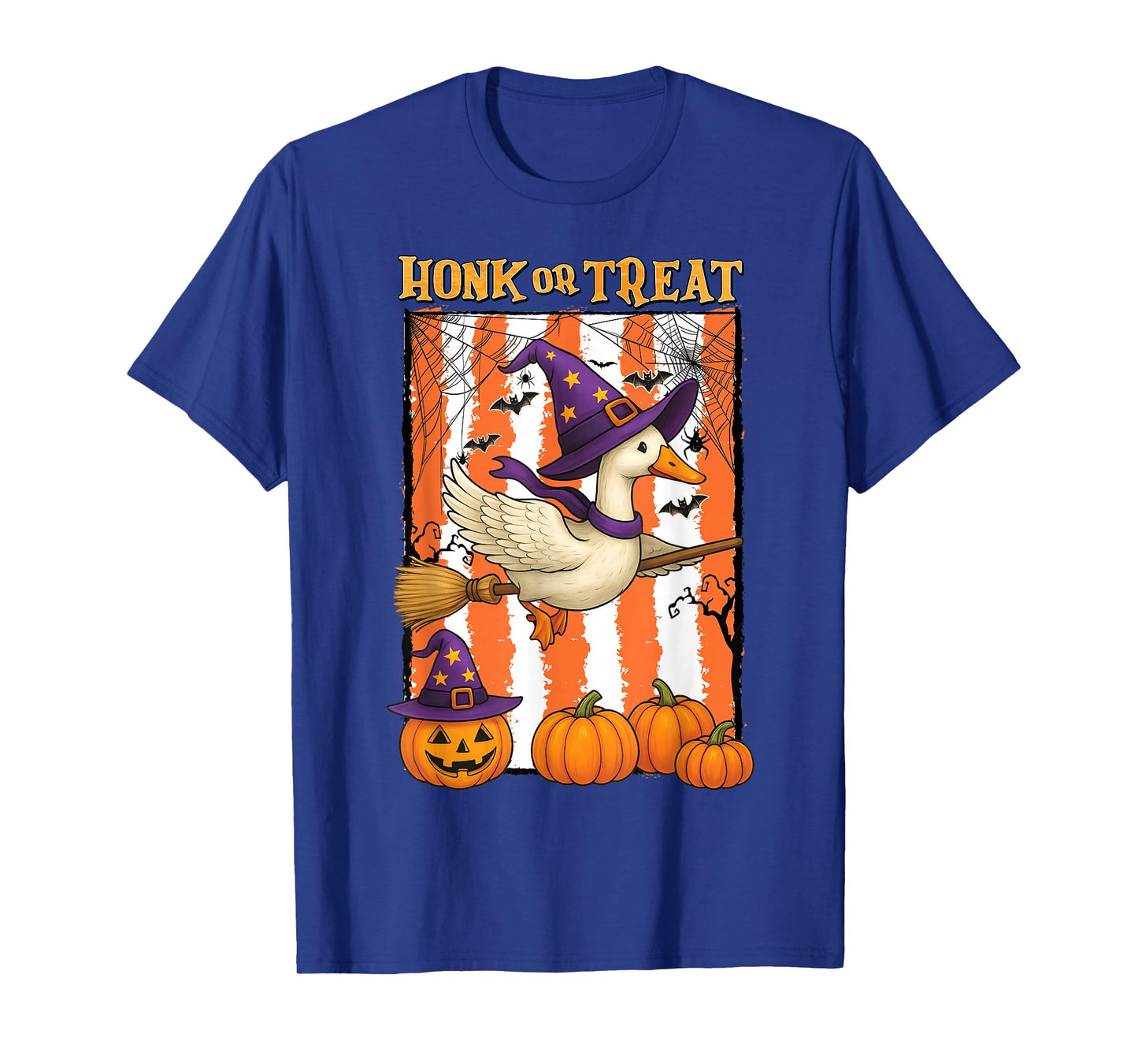 Honk Or Treat Funny Spooky Goose Halloween Costume Kids Boys T-Shirt