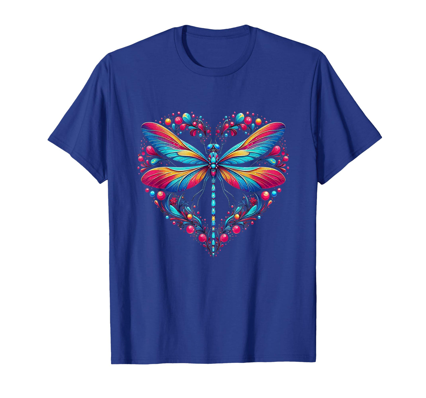 Dragonfly Love Spiritual Colorful Dragonflies Art Garden T-Shirt
