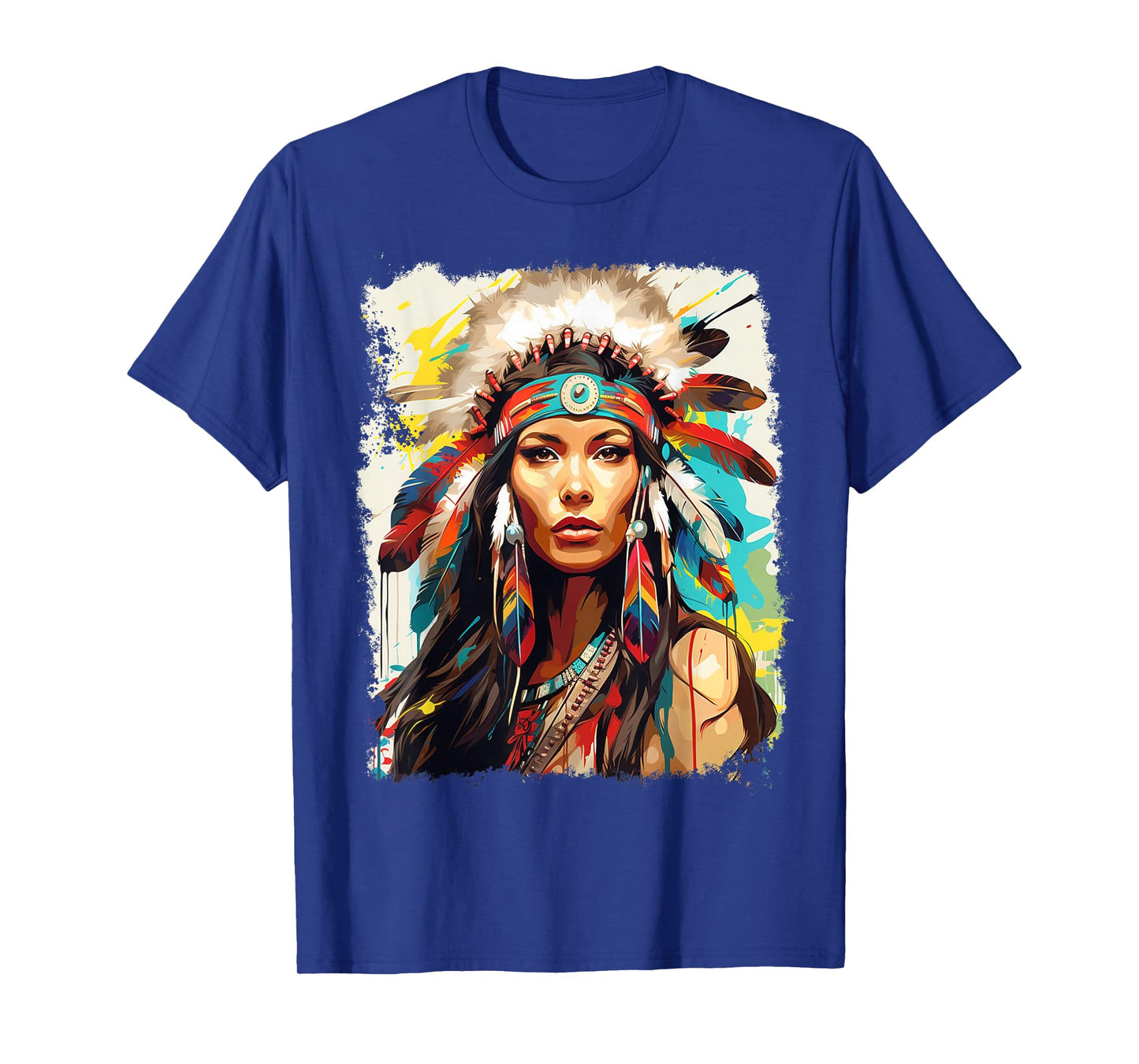 Native Indian Women T-Shirt