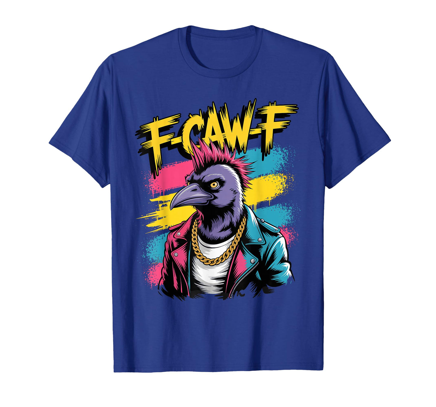 Funny F-Caw-F Crow Punk Humor FCAWF Crow Meme T-Shirt