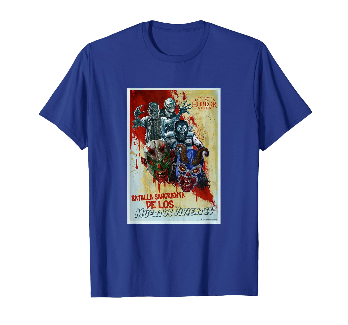 Halloween Horror Nights Luchadores Monstruosos T-Shirt