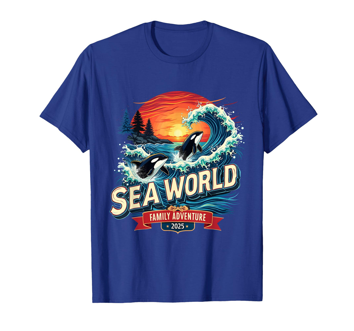 Sea World 2025 Ocean Explorer Memories Family Adventure T-Shirt