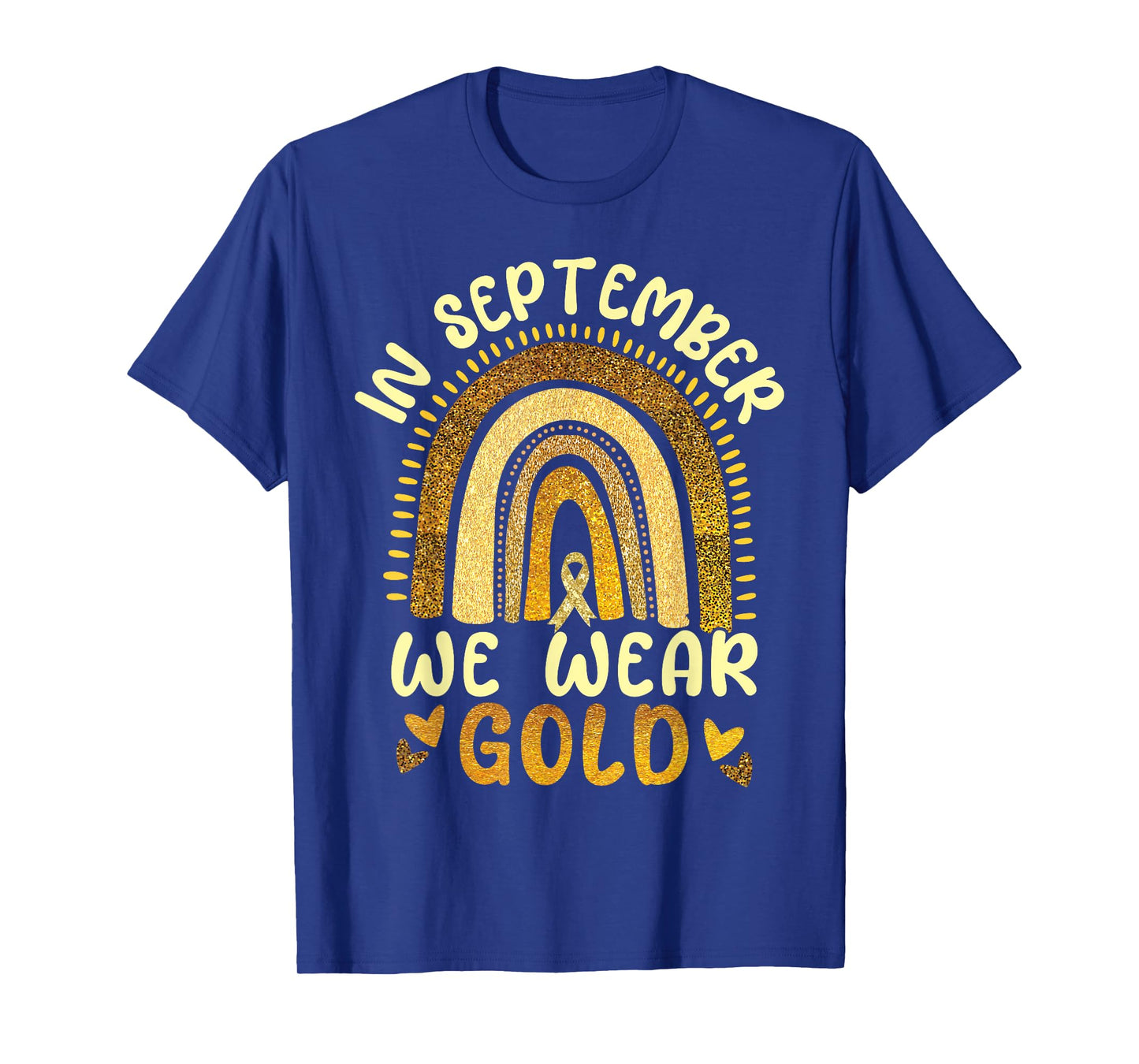 Childhood Cancer Awareness Rainbow T-Shirt