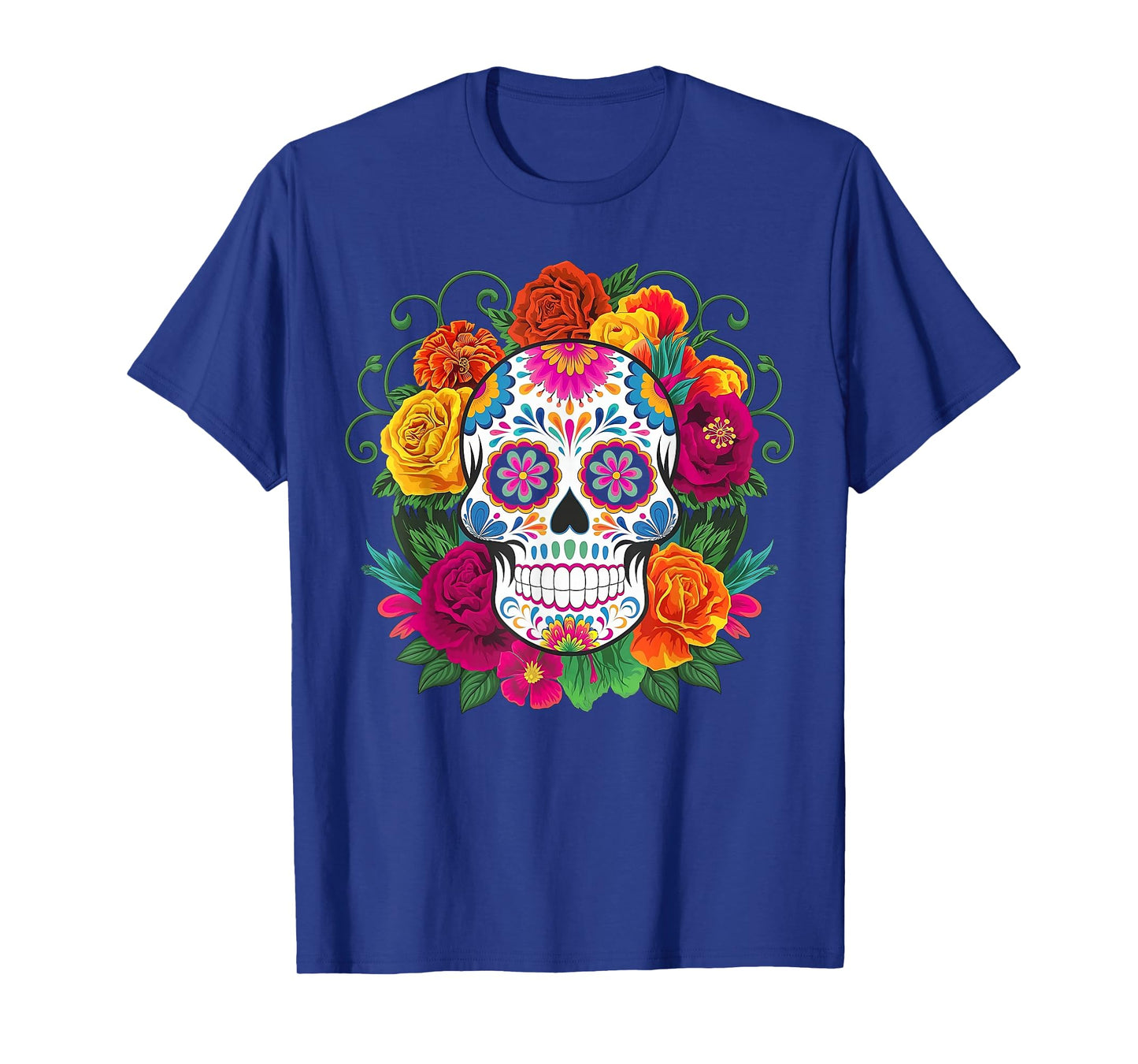 Dia De Los Muertos Costume Day of The Dead Sugar Skull T-Shirt