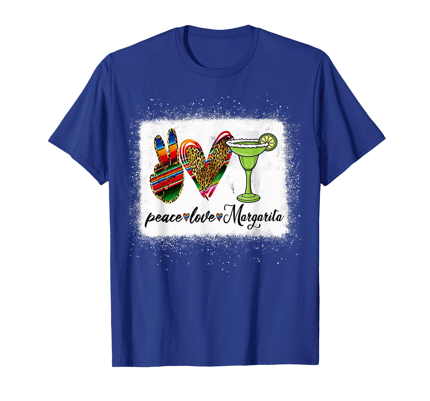 Peace Love Margarita Shirt Feelin' Salty Margarita Drinking T-Shirt