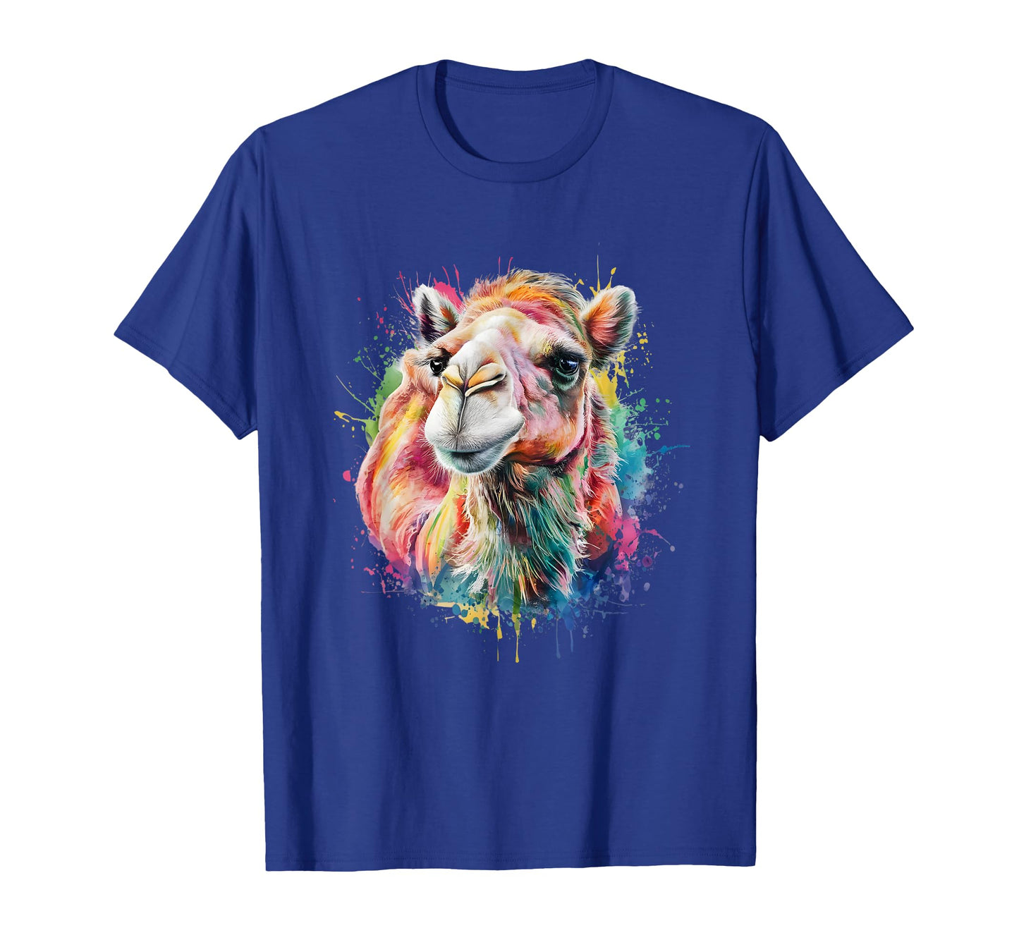Camel Men Woman Colorful Watercolor Camel T-Shirt