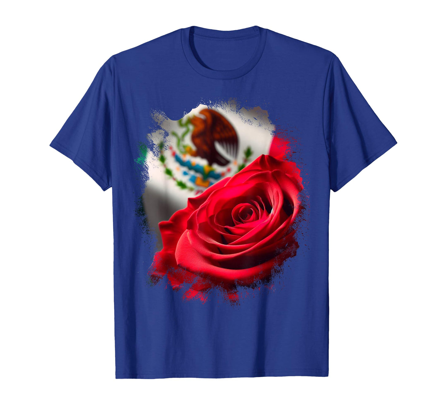 Mexico Gift Rose Tijuana Mexican Hispanic Pride Poncho T-Shirt