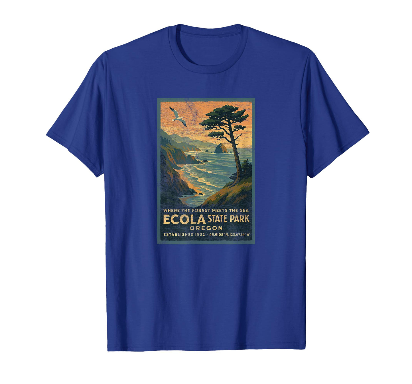 Ecola State Park Oregon T-Shirt