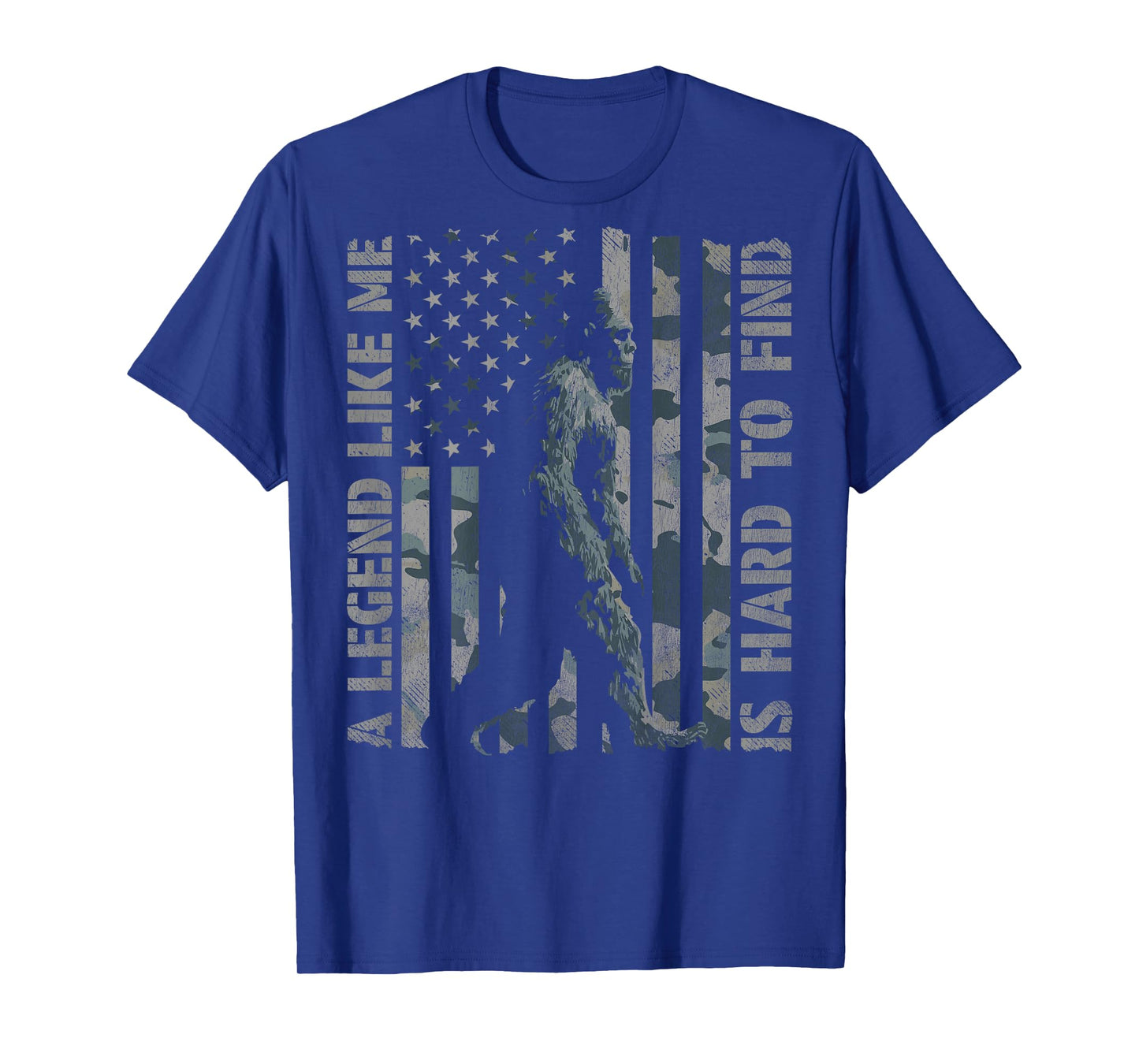 Bigfoot A Legend Like Me Sasquatch (Design on Back) T-Shirt