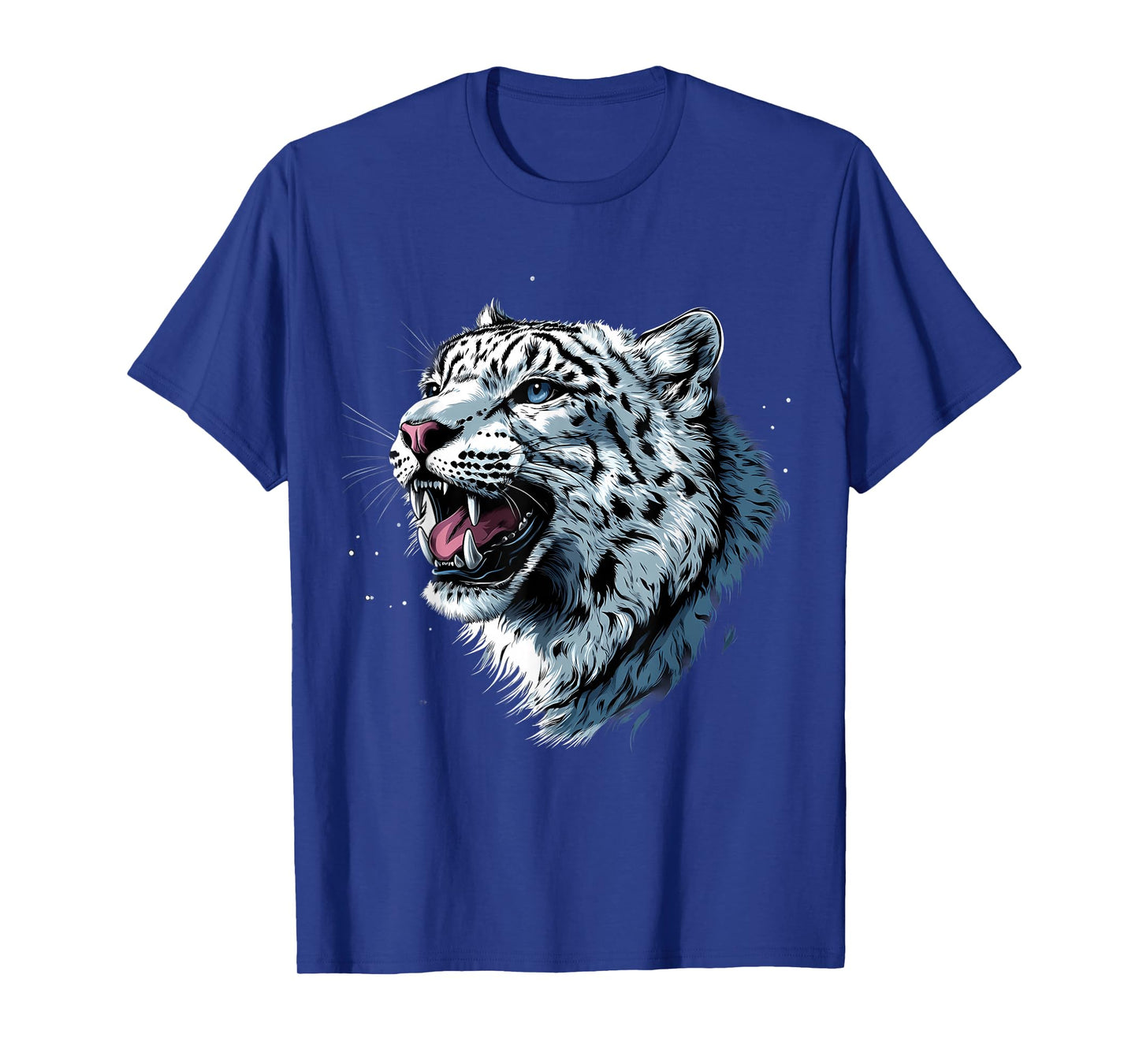 Snow Leopard Lover White Leopard Animal Snow Leopard Face T-Shirt