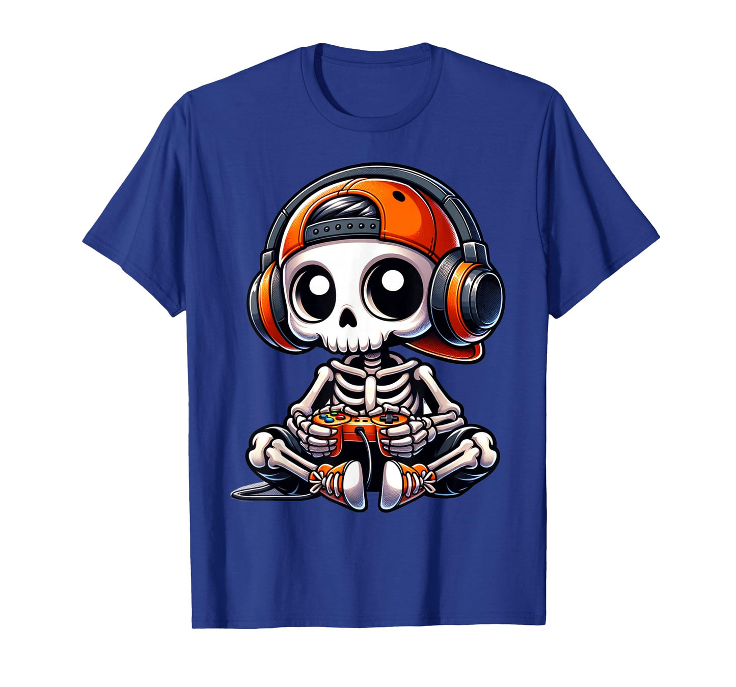 Gamer Halloween – Video Game Skeleton with Controller T-Shirt