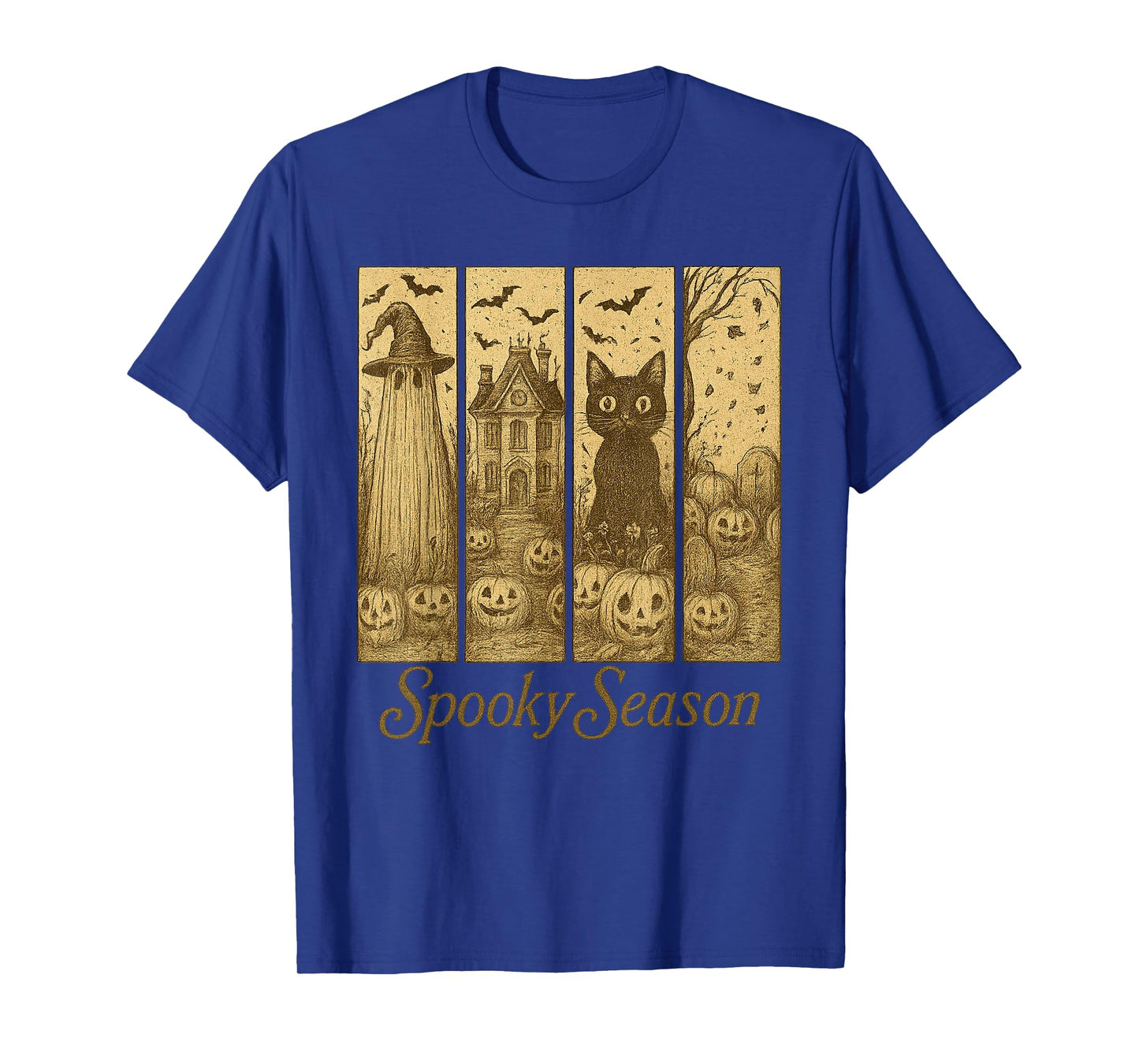Vintage Halloween Horror Spooky Season T-Shirt