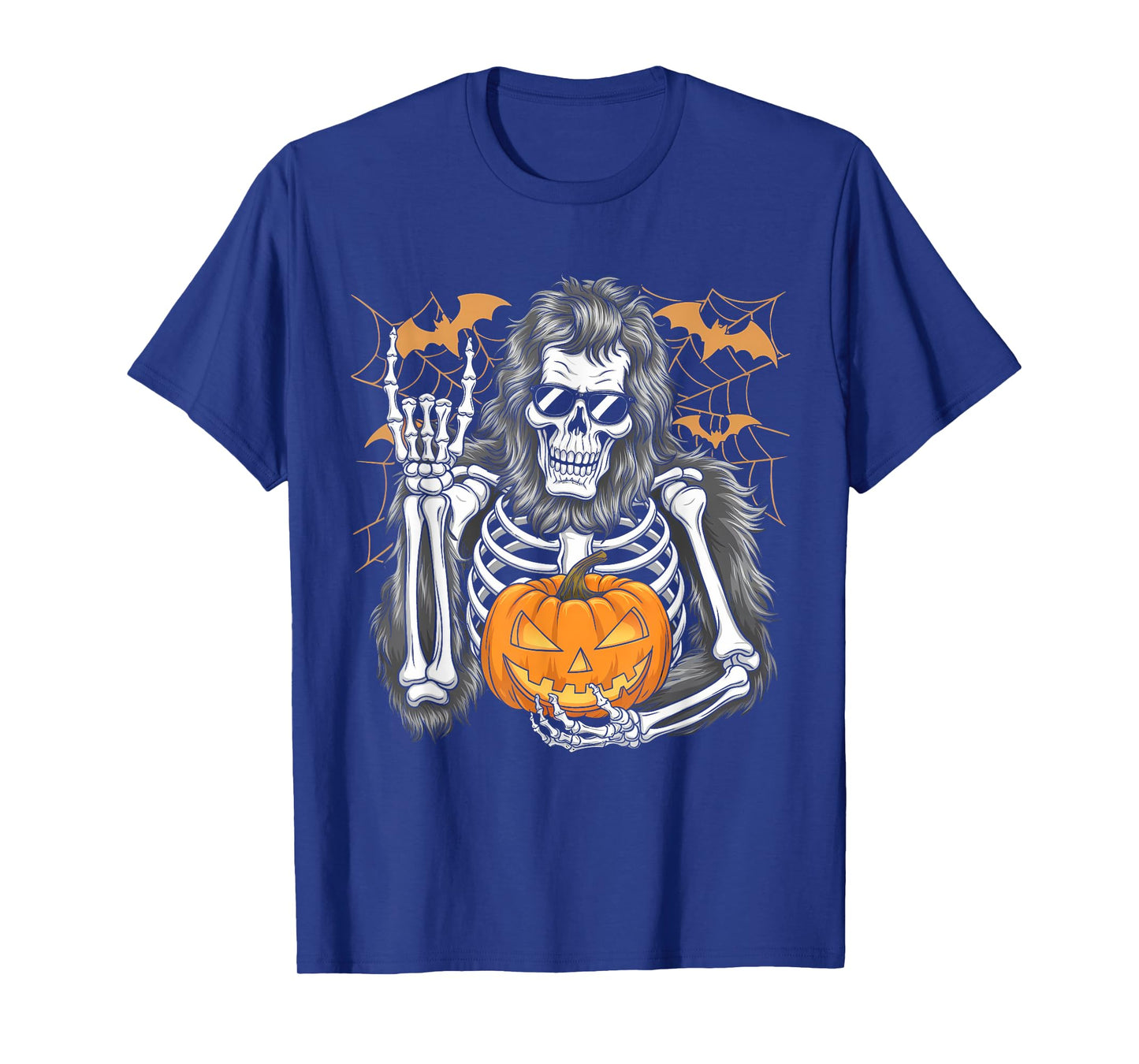 Spooky Bigfoot Jack O Lantern Skeleton Halloween Fun Men T-Shirt