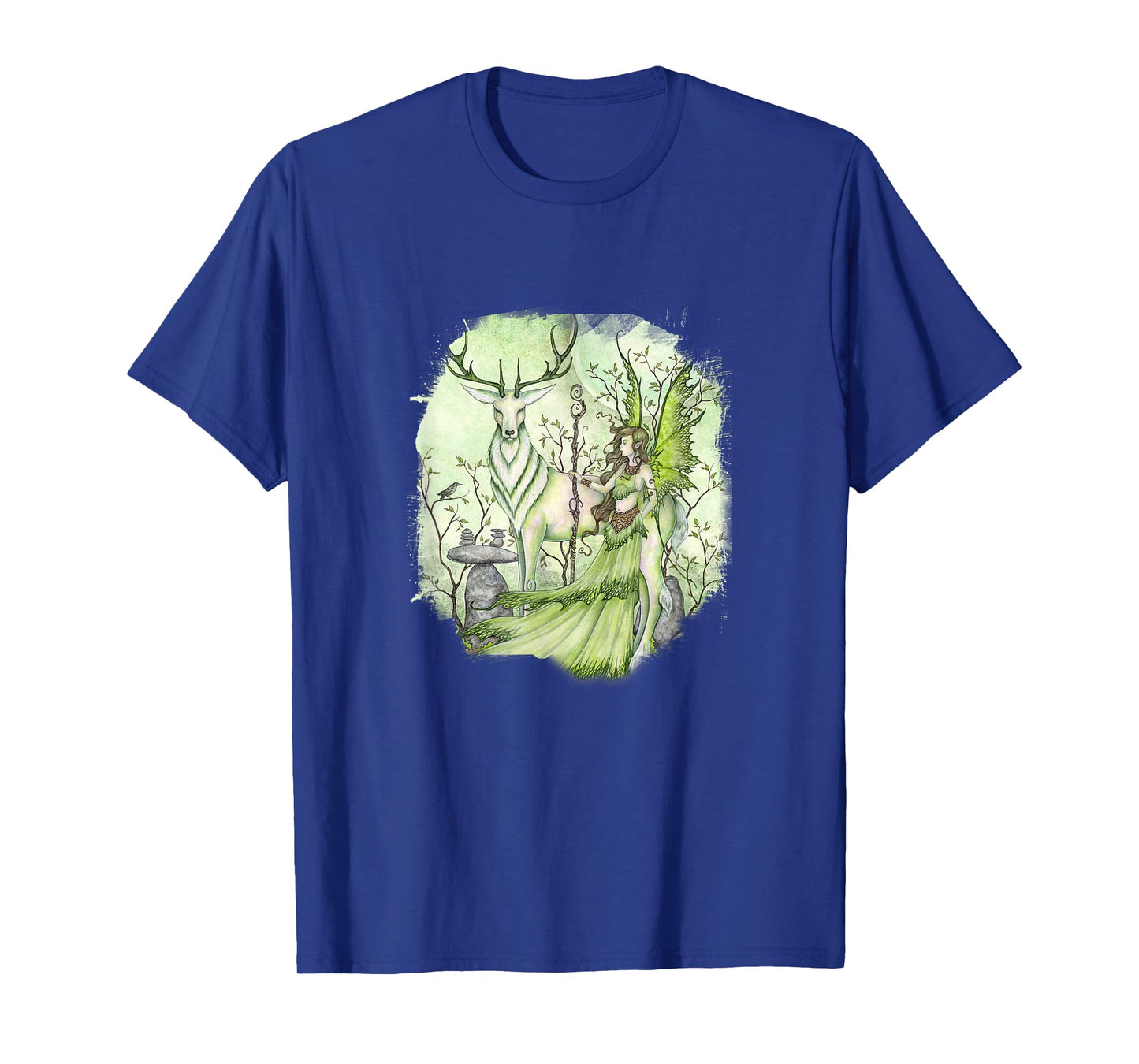 Amy Brown Art, Guardian Fairy Faery Reindeer T-Shirt