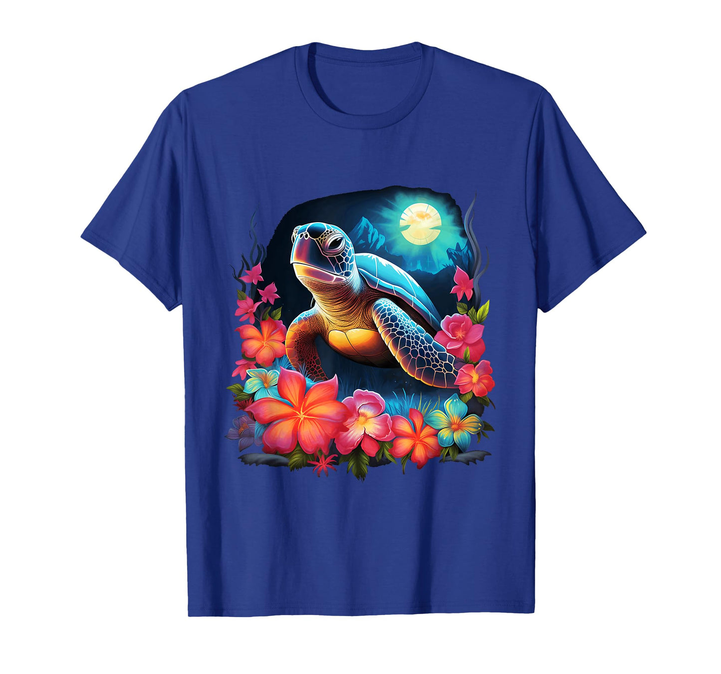 Sea Turtle Hawaiian Tie Dye | Men and Women Hawaii T-Shirt