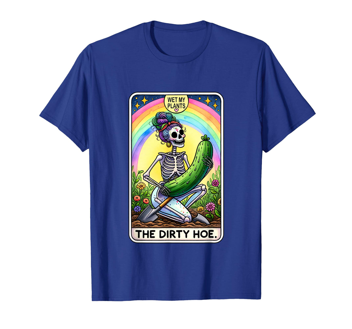 Funny Dirty Gardening For Women Tarot Card The Dirty Hoe T-Shirt