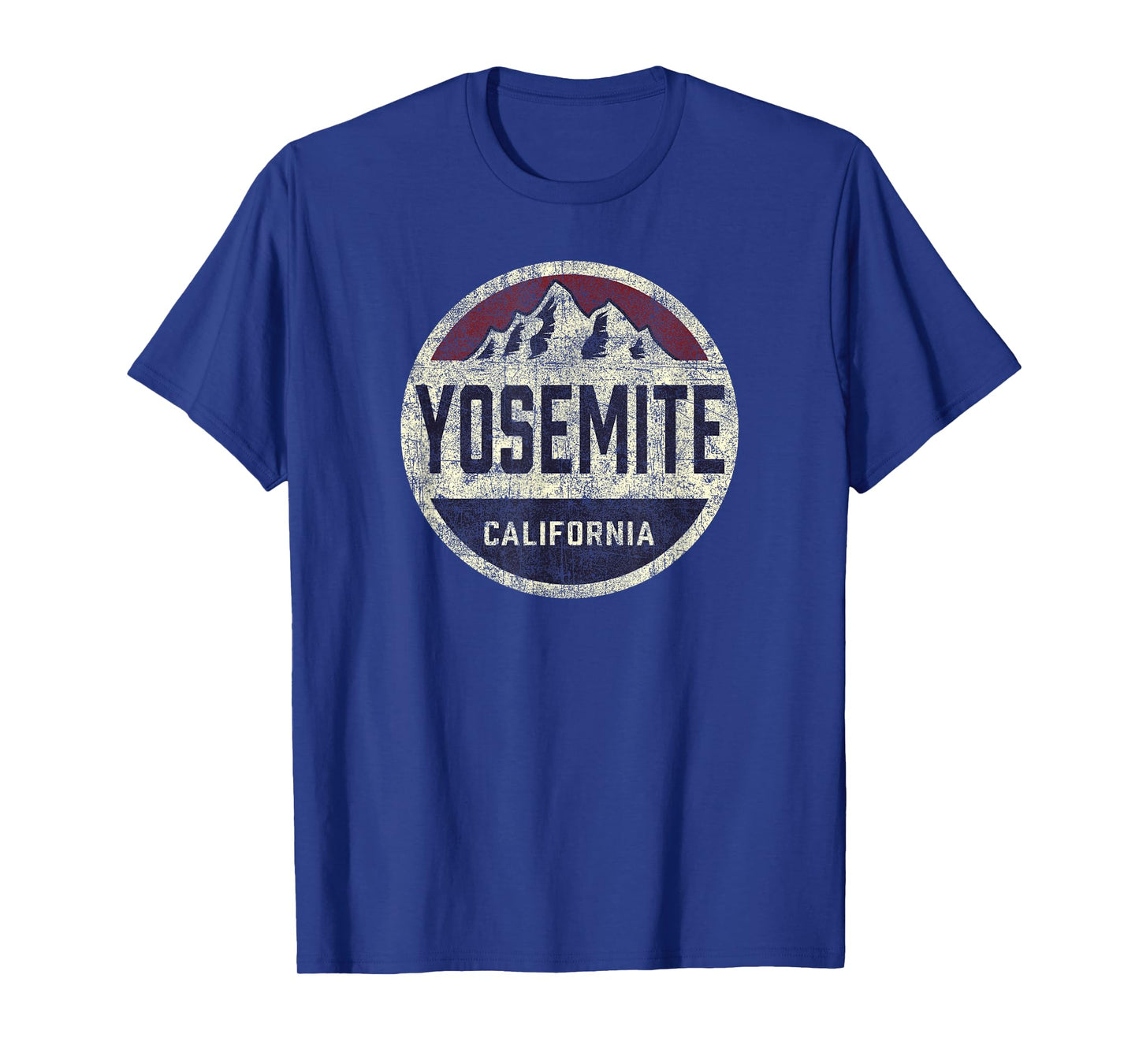 Yosemite Vintage Circle Womens Mens Retro National Park T-Shirt