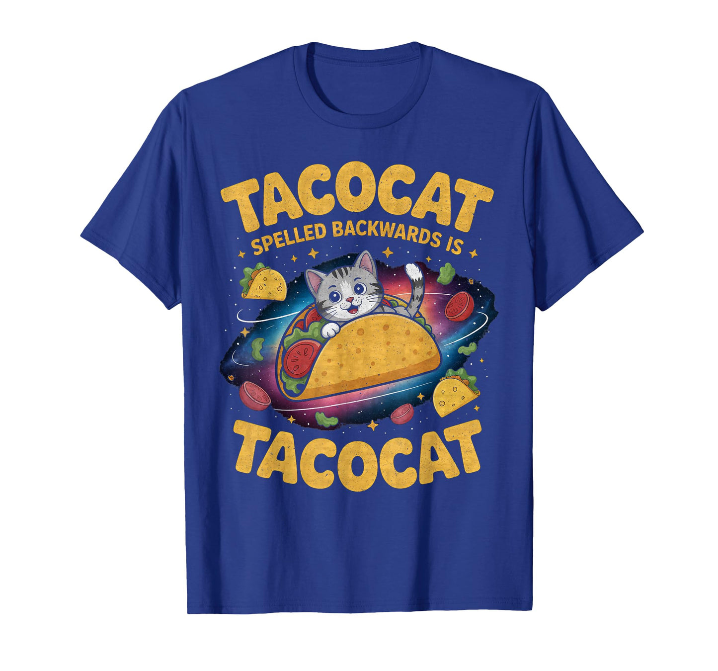 Tacocat Spelled Backward is Tacocat Cat, Taco Lover T-Shirt