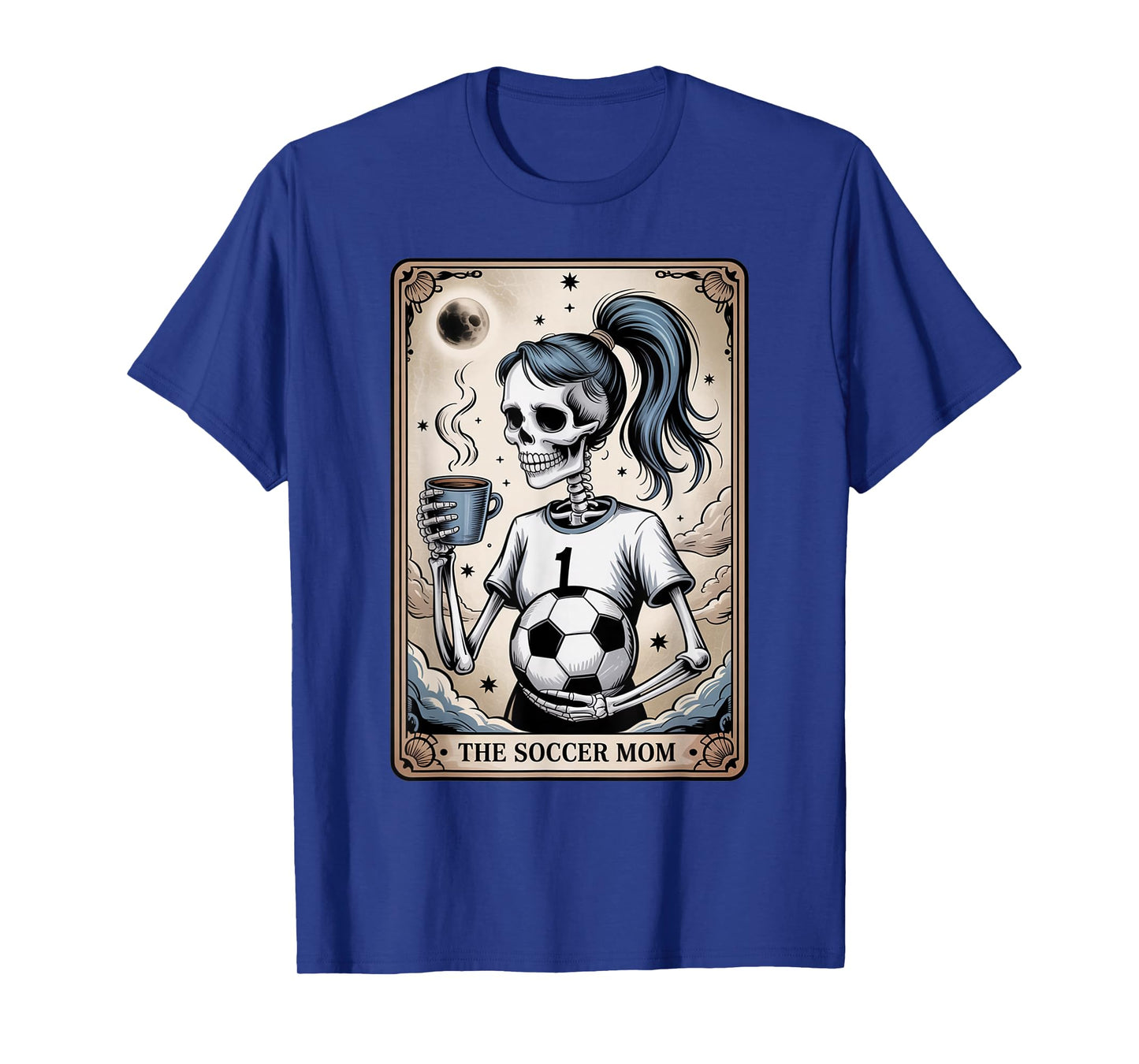 Soccer Mom Tarot Card, Vintage Halloween Soccer Mama T-Shirt