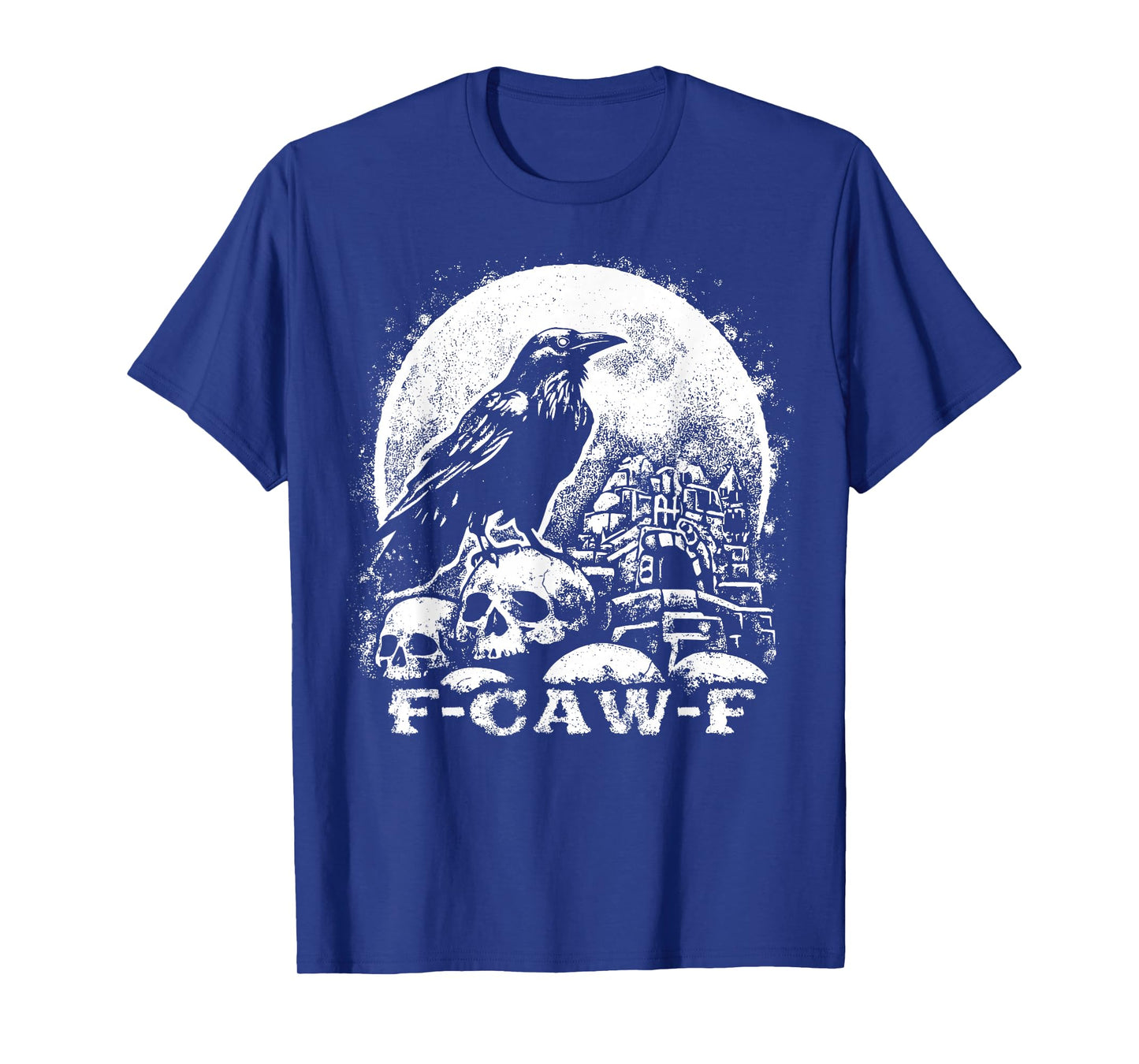 F Caw F Funny Spooky Halloween Meme T-Shirt