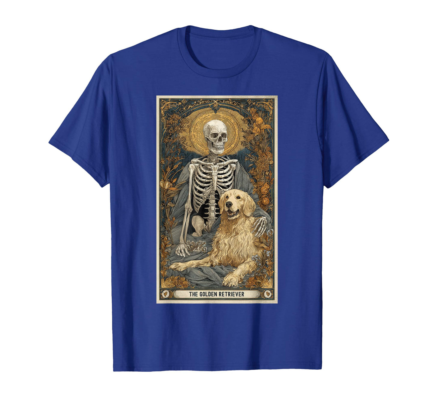 Golden Retriever Lover Tarot Card Easy Last Minute Halloween T-Shirt