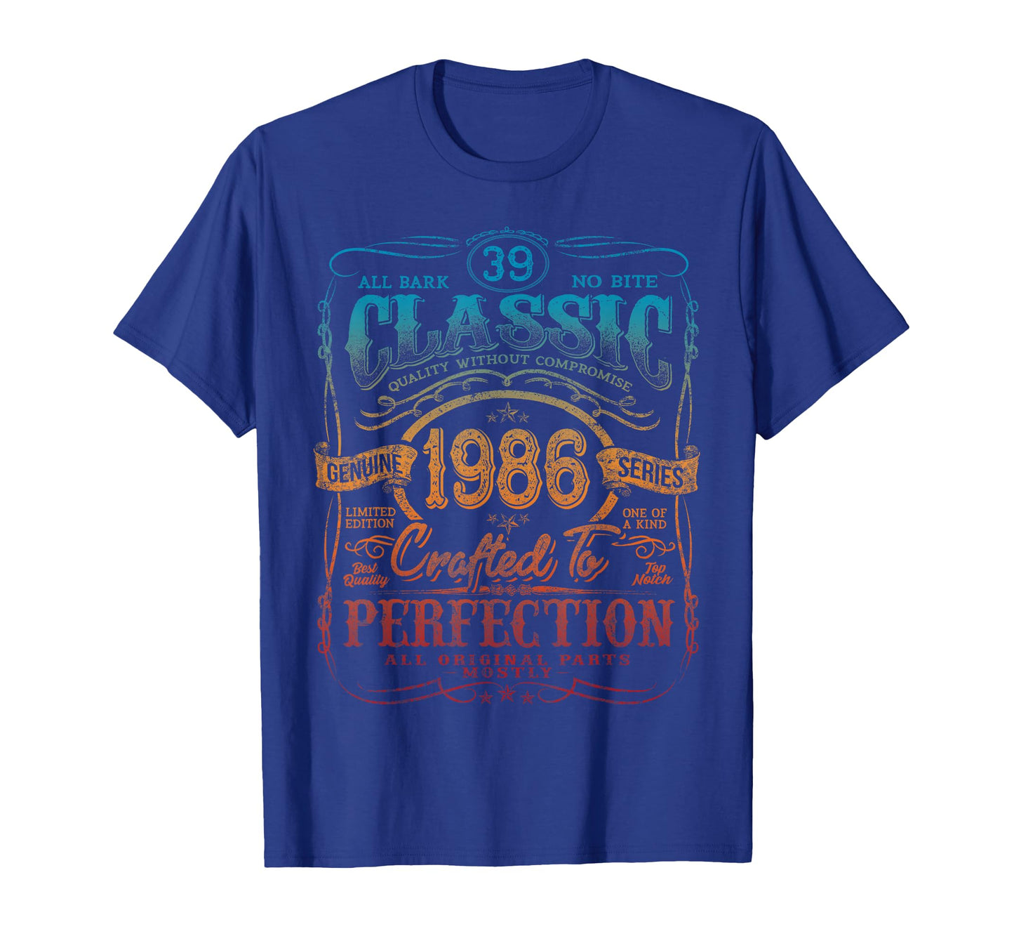 Vintage 1986 Limited Edition Shirt 39 year old 39th Birthday T-Shirt