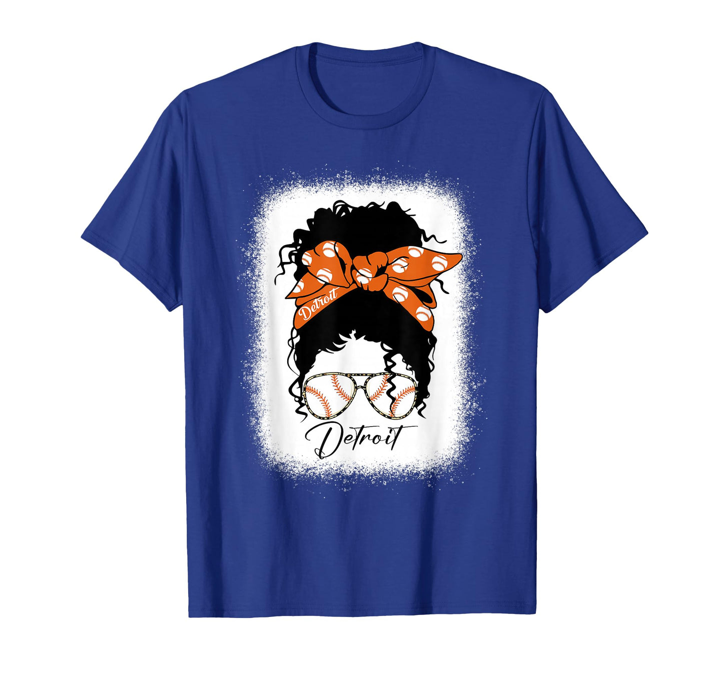Datroit Messy Bun Bleached I Love Datroit T-Shirt