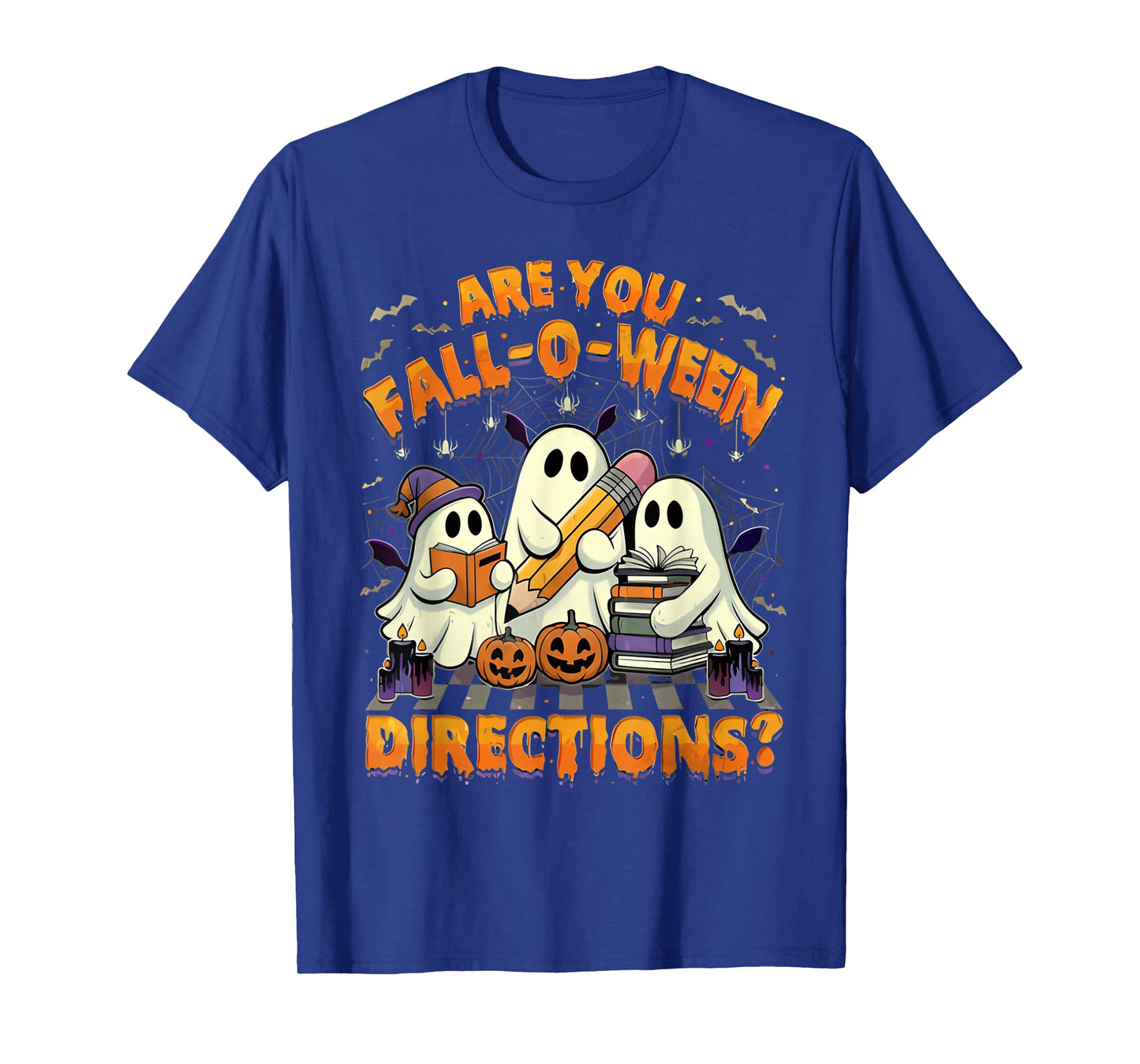 are You Fall O Ween Directions Funny Halloween Teacher Joke T-Shirt