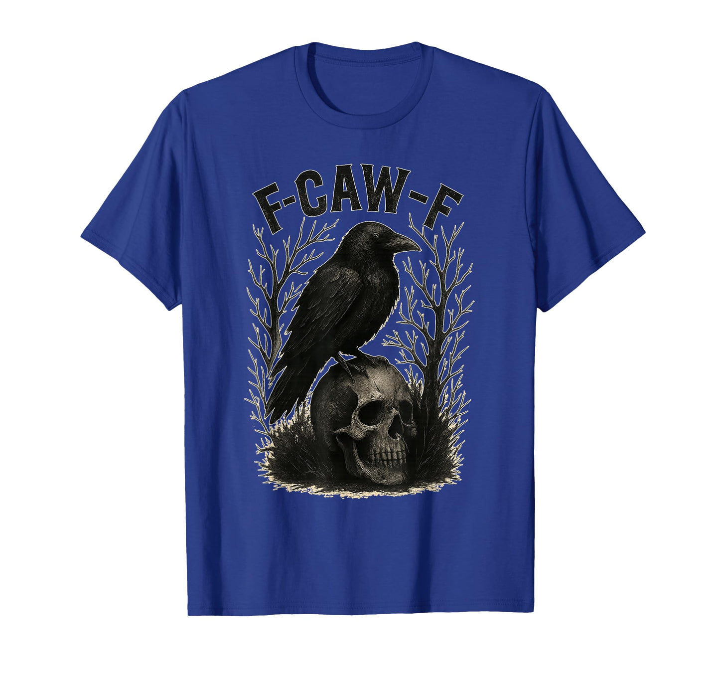 Funny Black Bird, F-Caw-F Crow T-Shirt