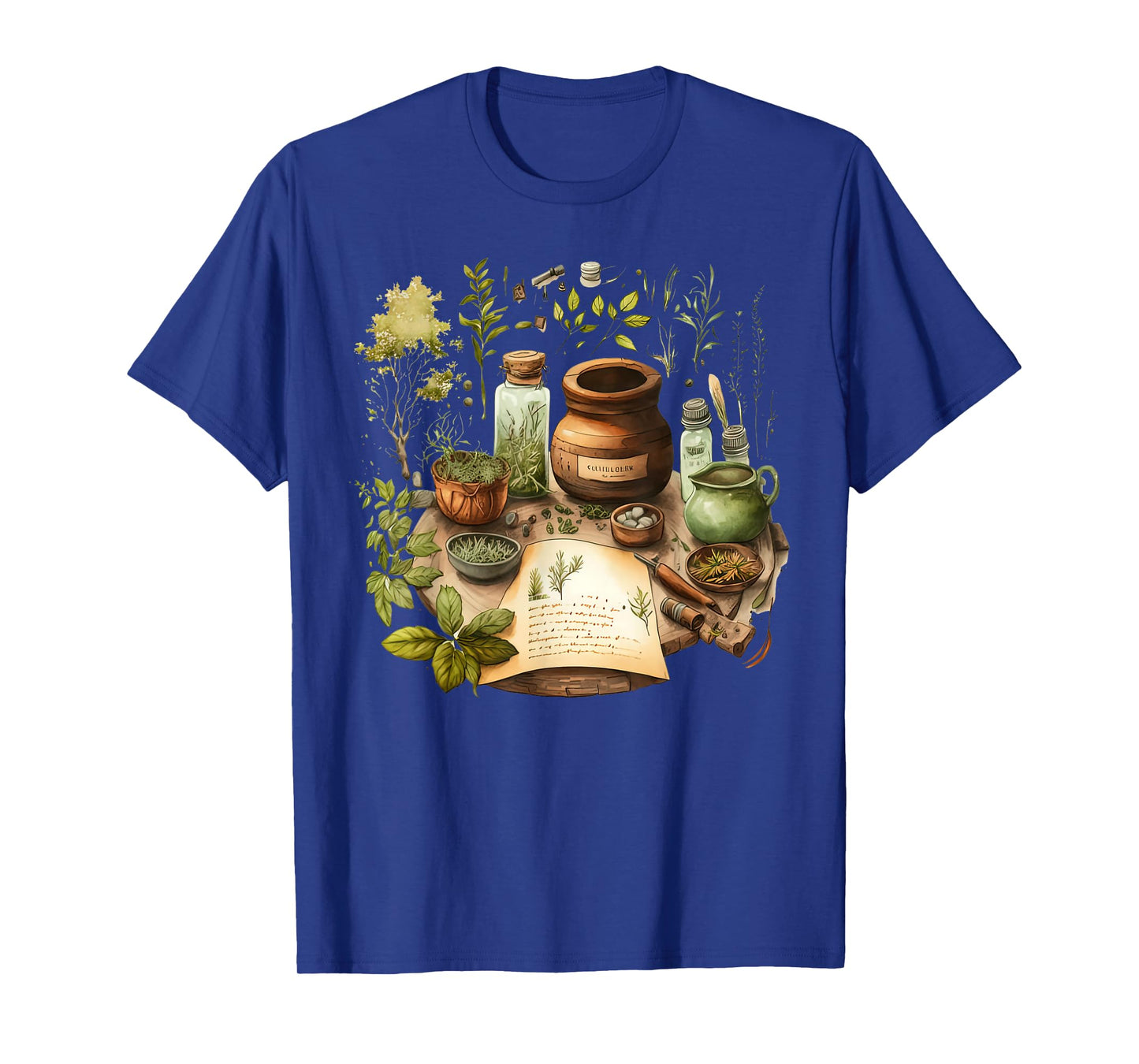 Vintage Herbalist Herb Herbology Naturopathic Nature Lover T-Shirt