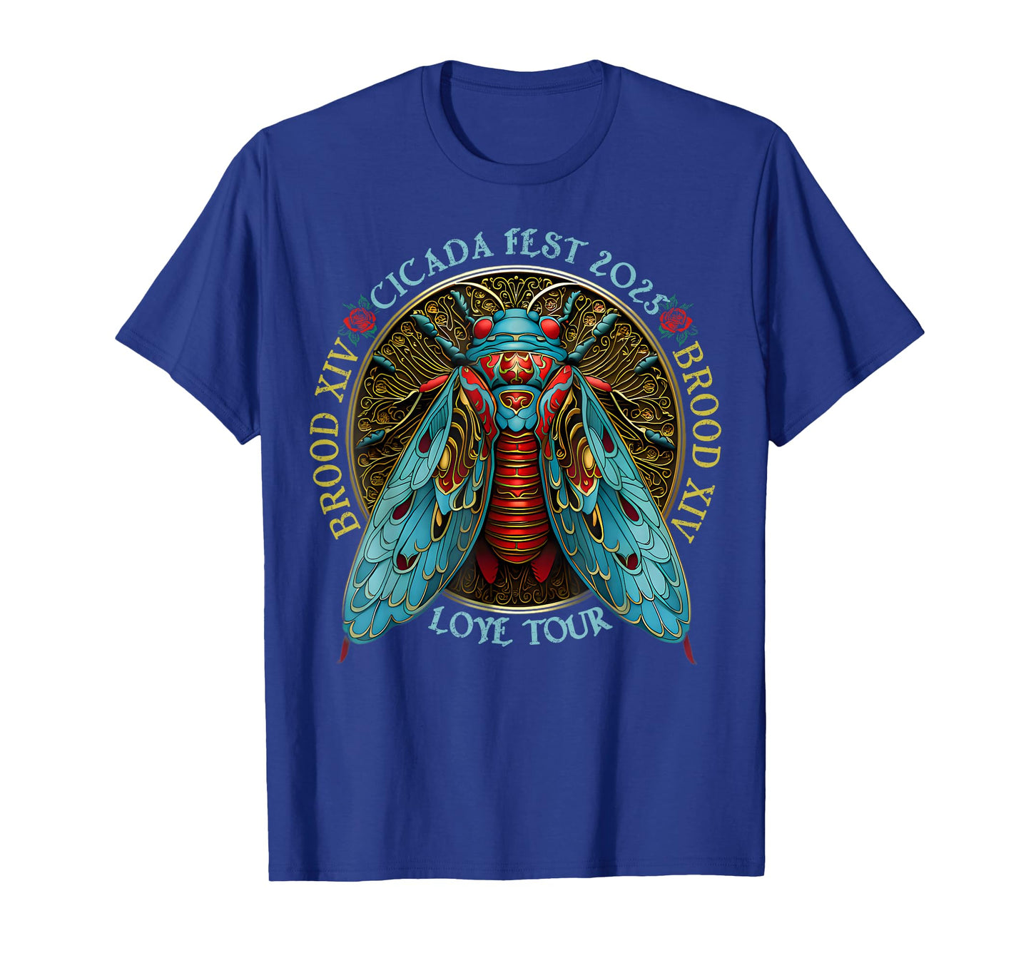 Cicada Brood XIV Summer 2025 Reunion Tour Swarm Cicadas 2025 T-Shirt