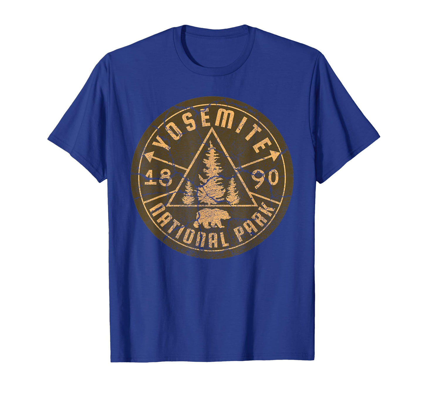 Yosemite California Nature Hike Bear Outdoors Vintage T-Shirt