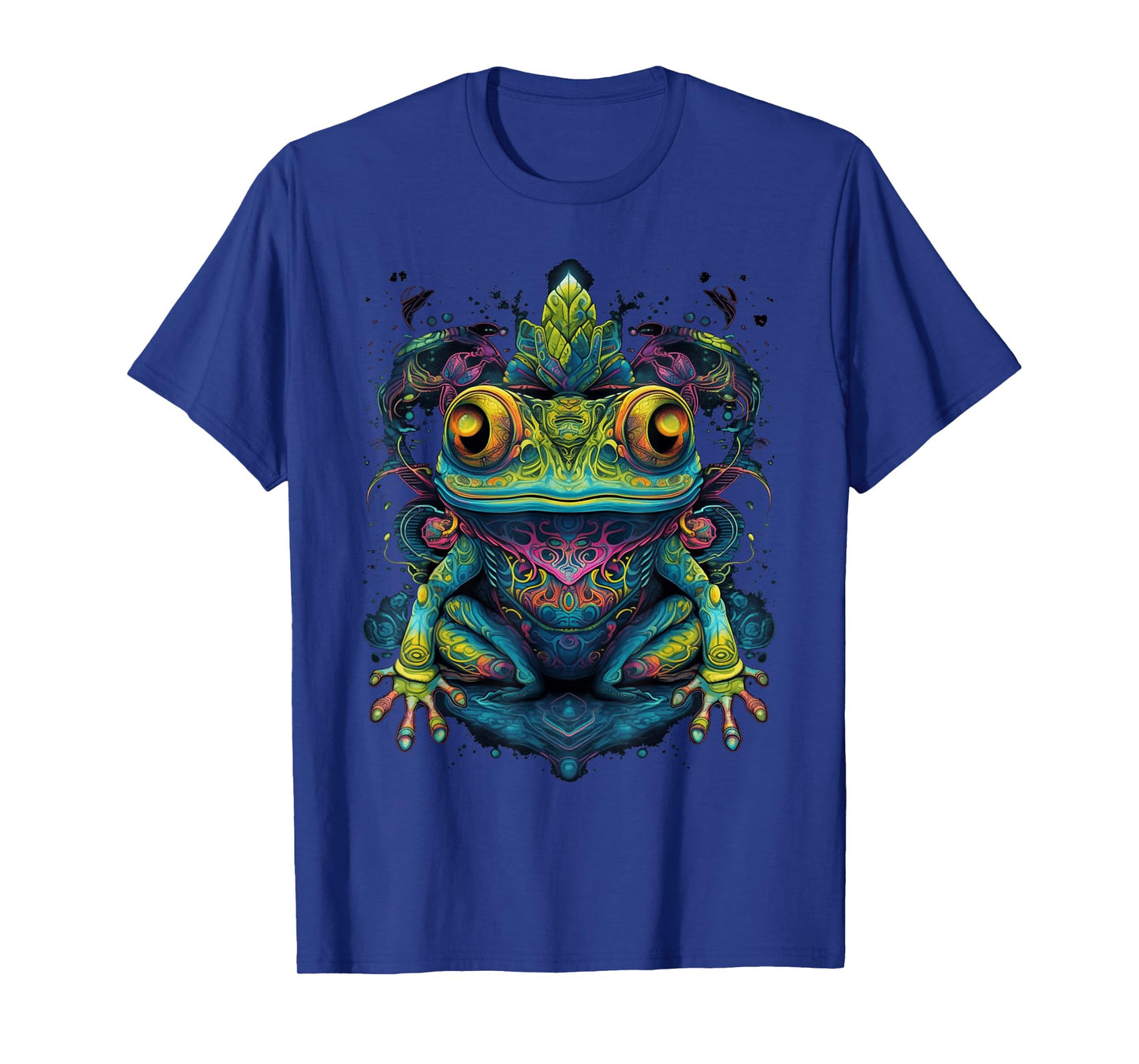 Colorful Frog | Psychedelic Art Trippy Hippie Men Women T-Shirt