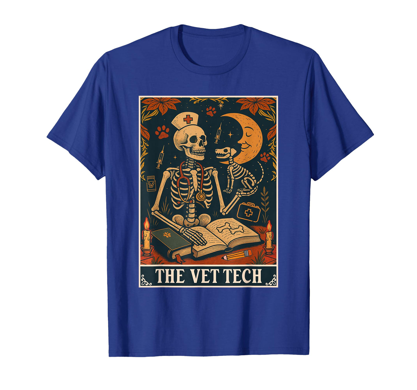 The Vet Tech Tarot Card Veterinary Veterinarian Animal Lover T-Shirt