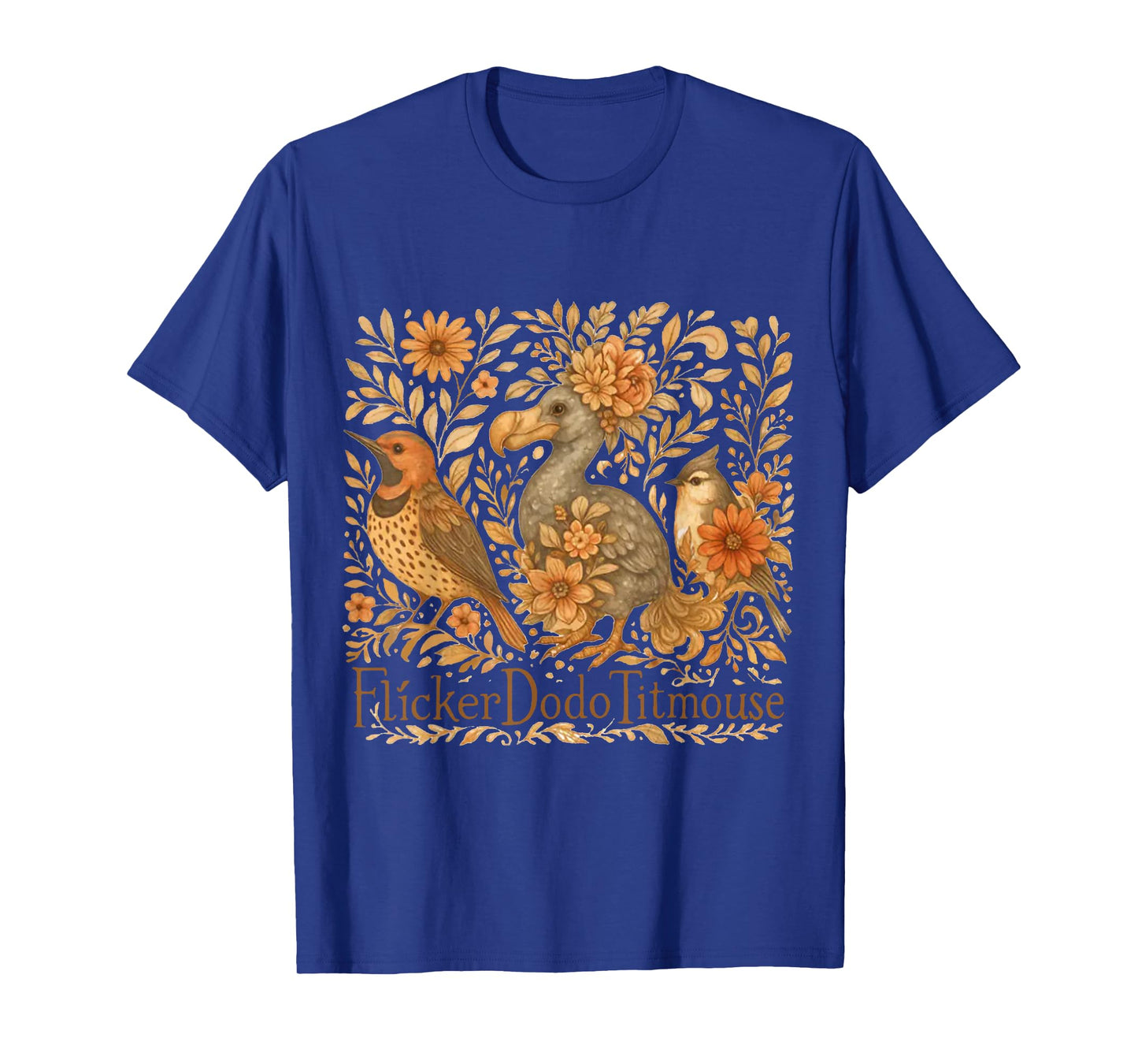 Bird Subtle Flicker Dodo Titmouse T-Shirt