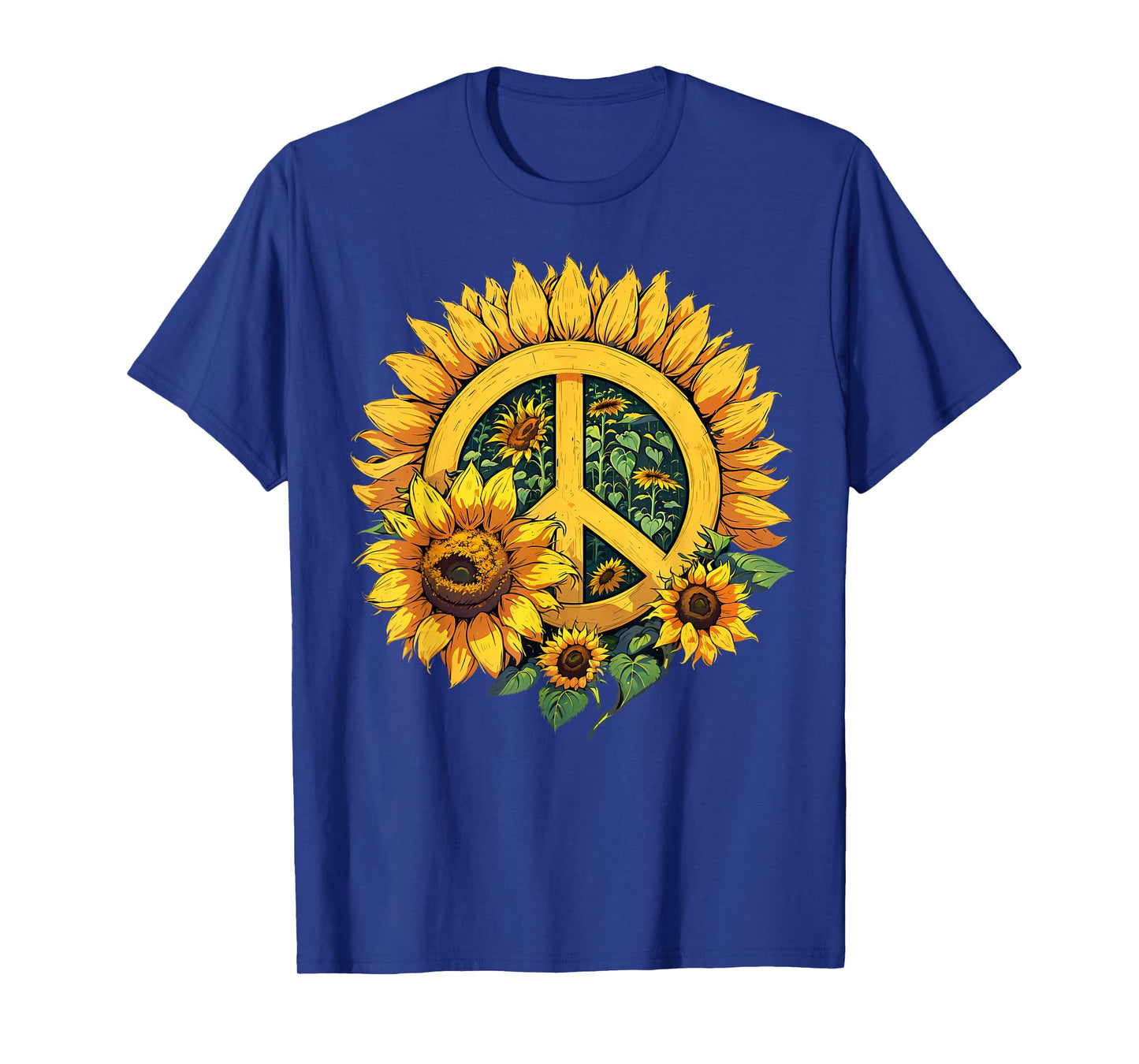 Sunflower Peace Sign T-Shirt