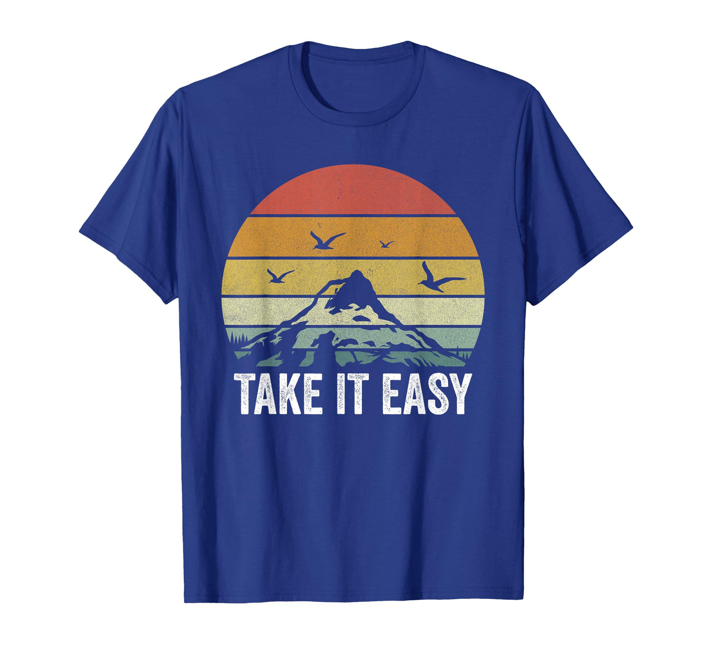 Retro Take It Easy Shirt Vintage Outdoors Camping T-Shirt