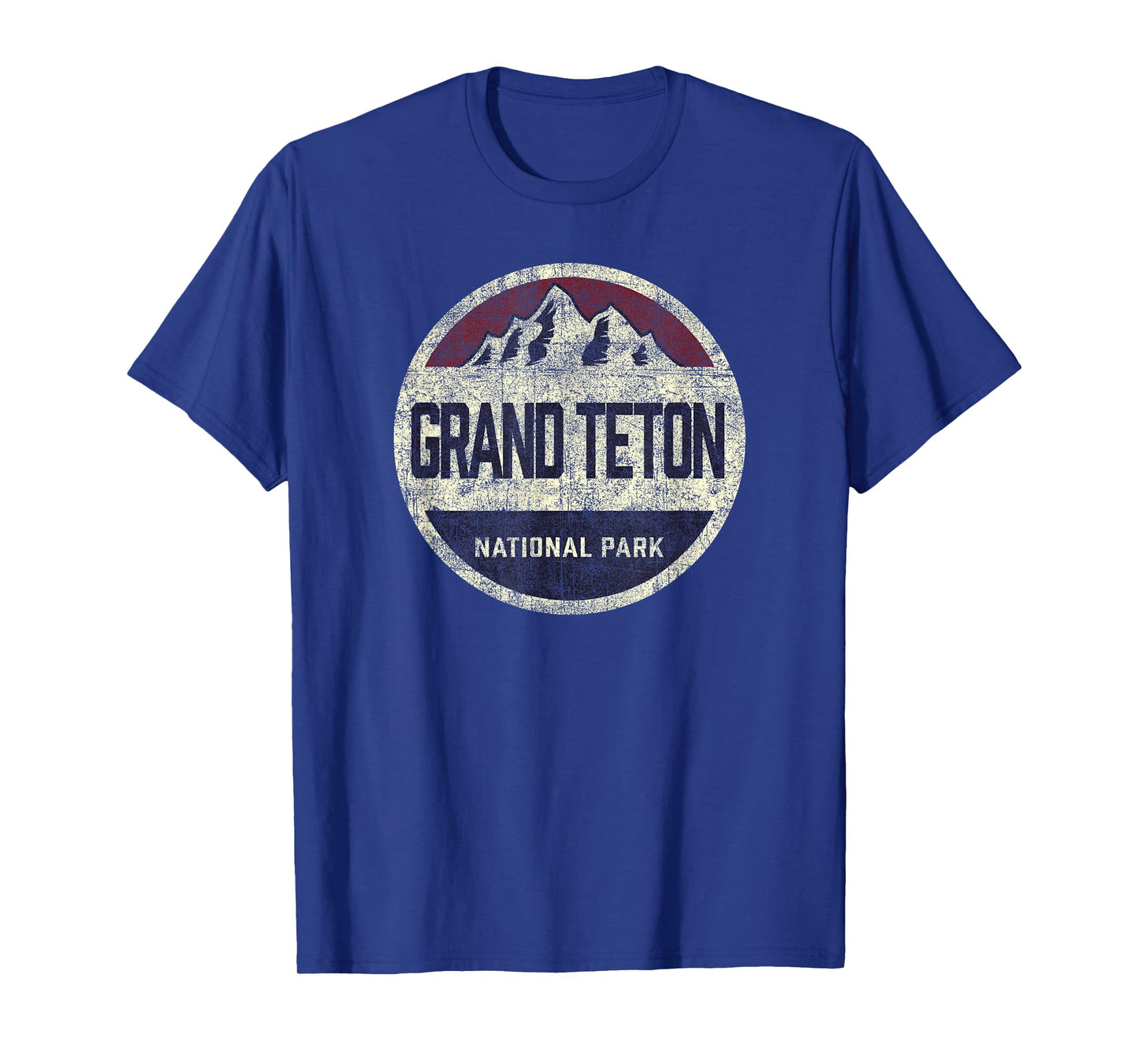 Grand Teton National Park Vintage Throwback Mens Boys Girls T-Shirt