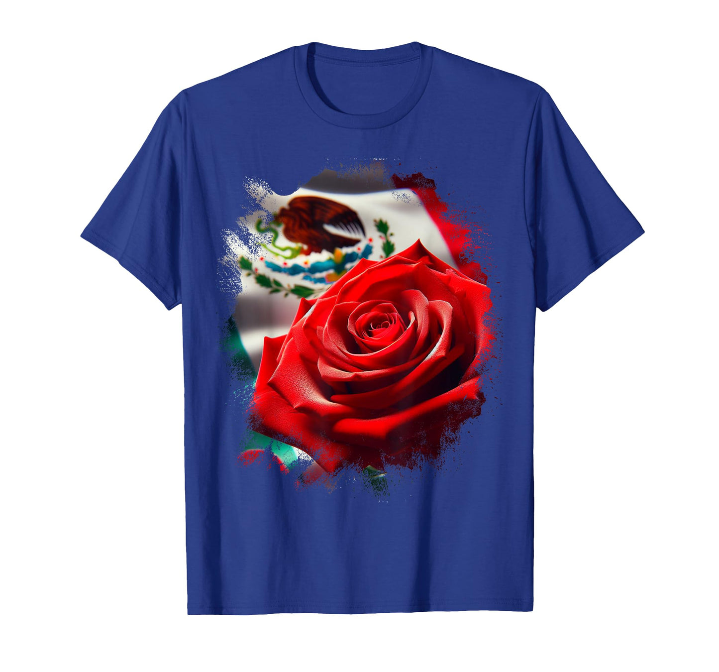 Mexico Gift Rose Tijuana Mexican Hispanic Pride Poncho T-Shirt