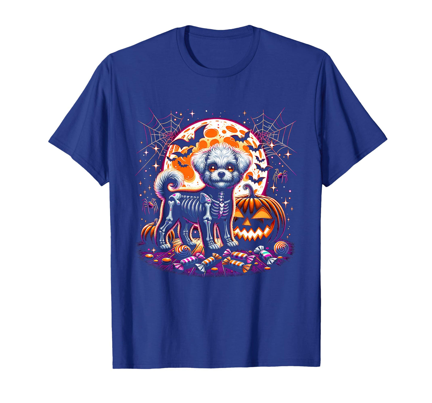 Dog Skeleton Halloween T-Shirt
