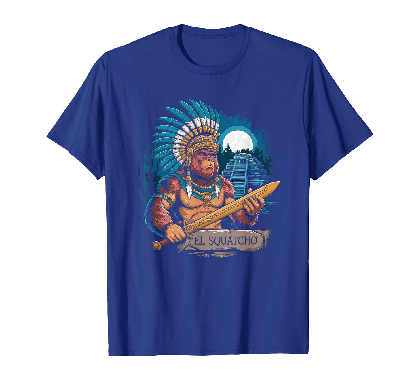 El Squatcho Tshirt Men Women Bigfoot Sasquatch Mexican T-Shirt