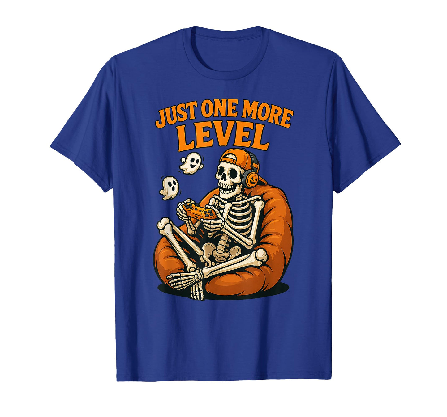 Funny Video Game Halloween Skeleton Gamer Costume Men Boys T-Shirt