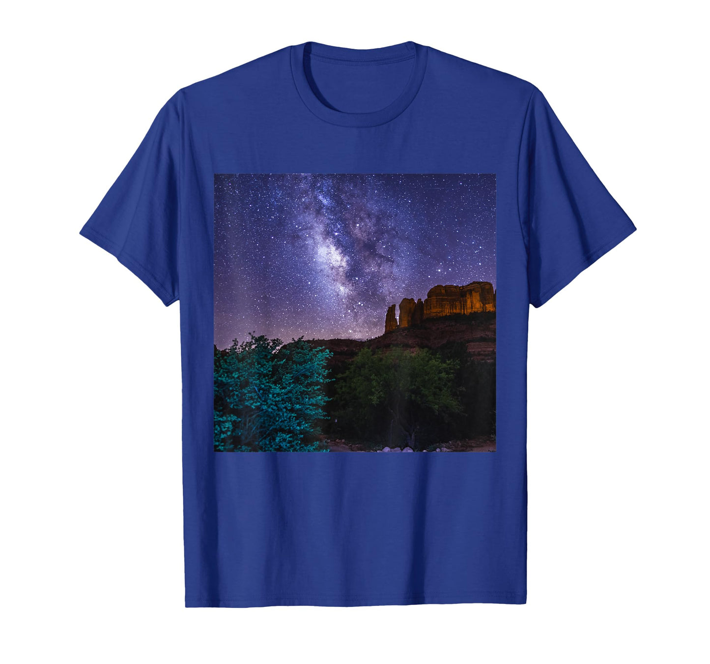 Gorgeous Stars Milky-Way over Cathedral Rock, Arizona T-Shirt