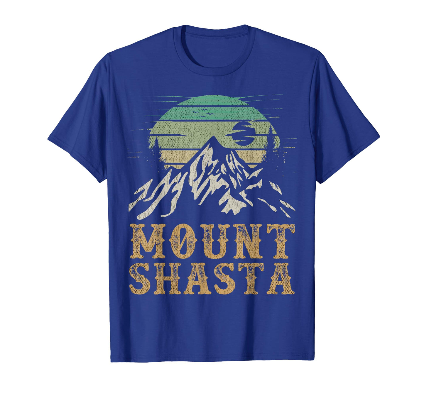 Mount Shasta California Merchandise Hiking Retro Mt Shasta T-Shirt