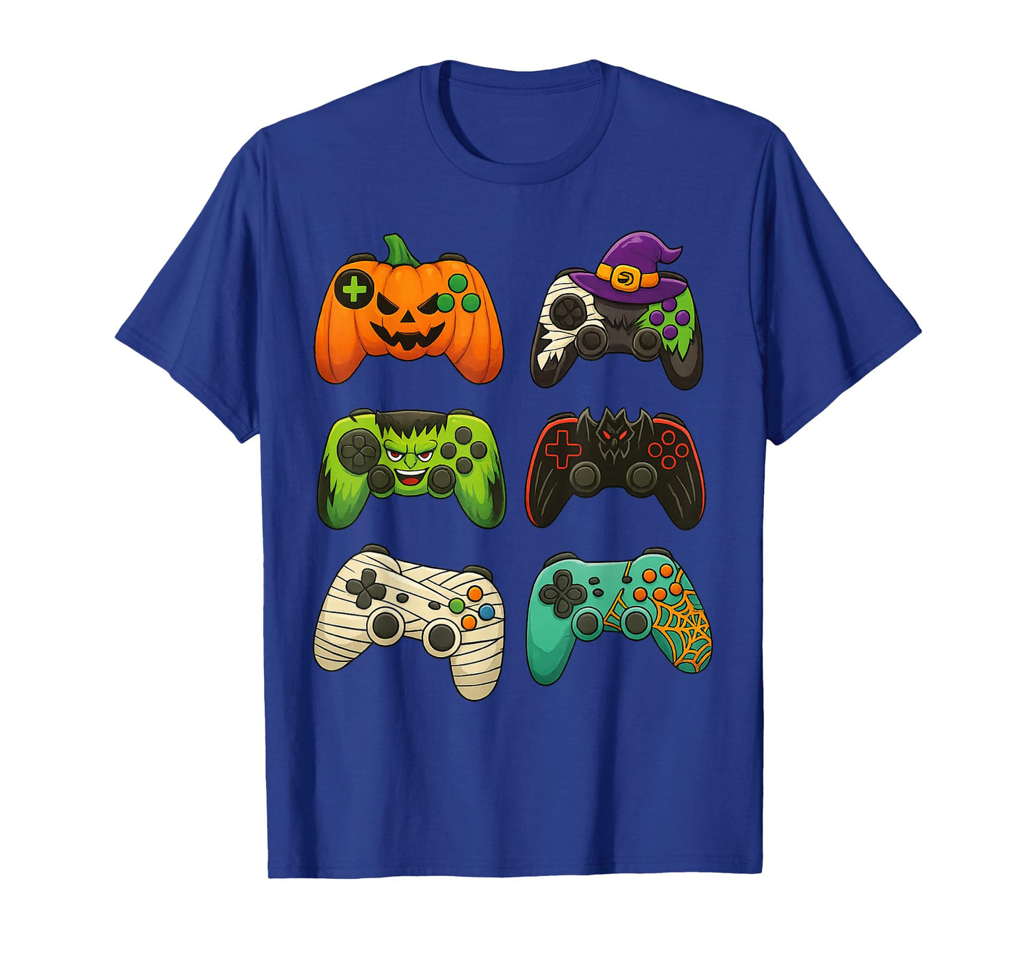 Halloween Skeleton Zombie Gaming Controllers Mummy Gamer T-Shirt