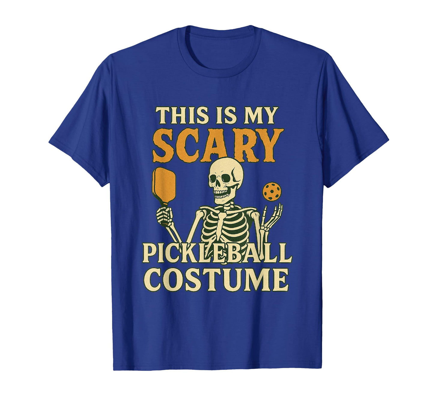 This is My Scary Pickleball Costume Skeleton Shirt T-Shirt