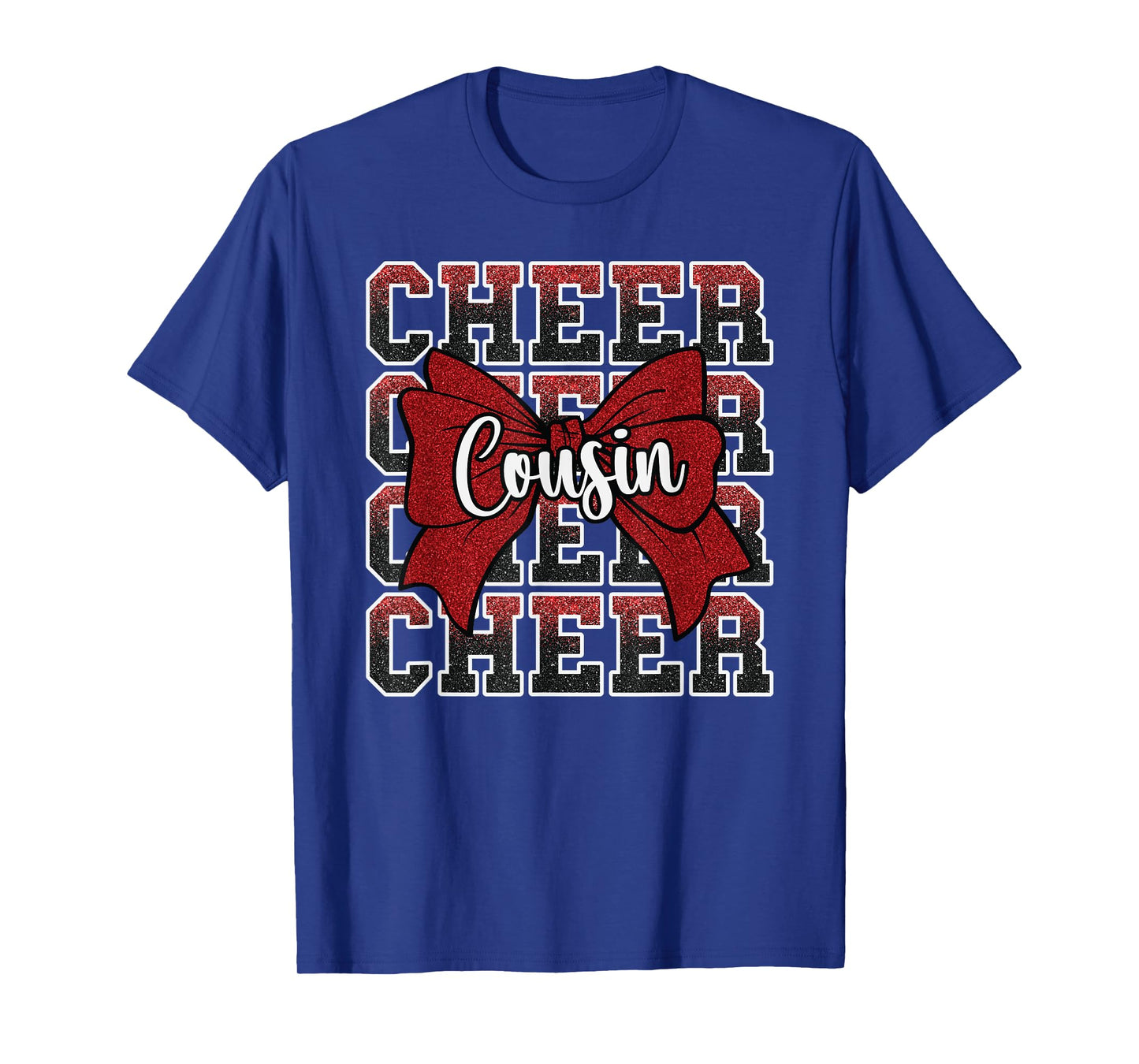 Funny Sport Loud Proud Cousins Cheer Cousin Team Red T-Shirt