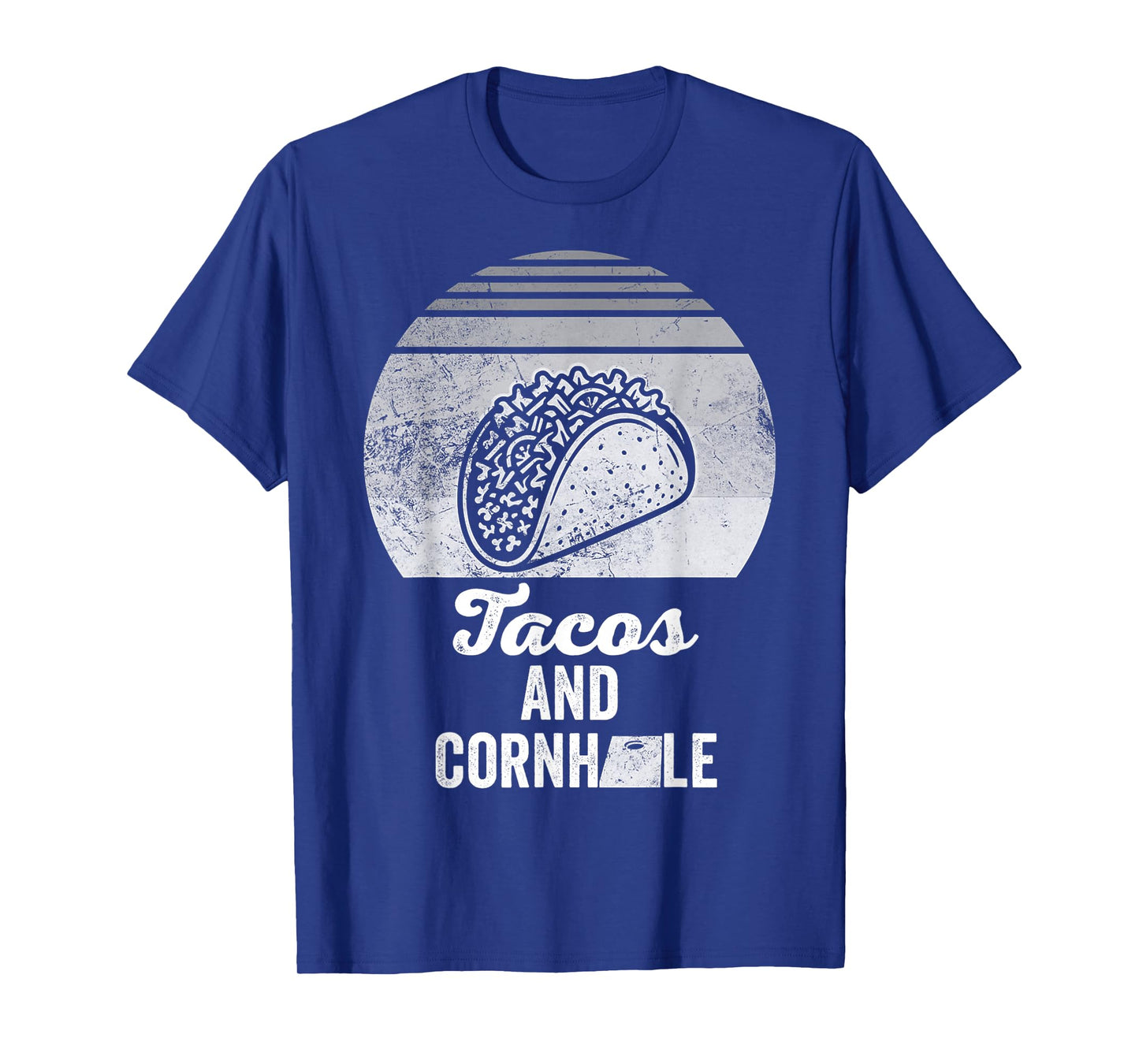 Tacos and Cornhole Retro Vibes T-Shirt