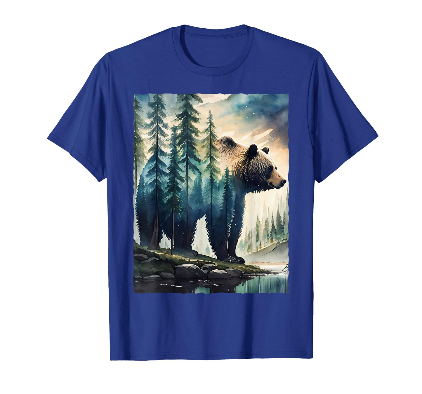 Bear and Forest Nature T-Shirt