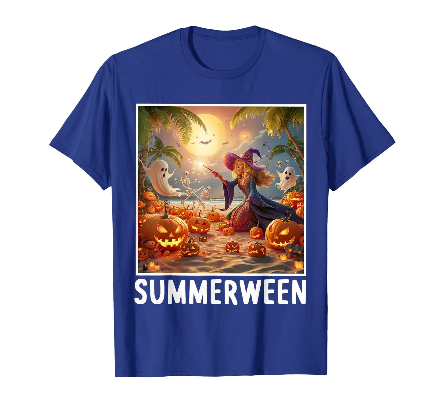 Summerween Vibes Halloween Summer Celebrate T-Shirt